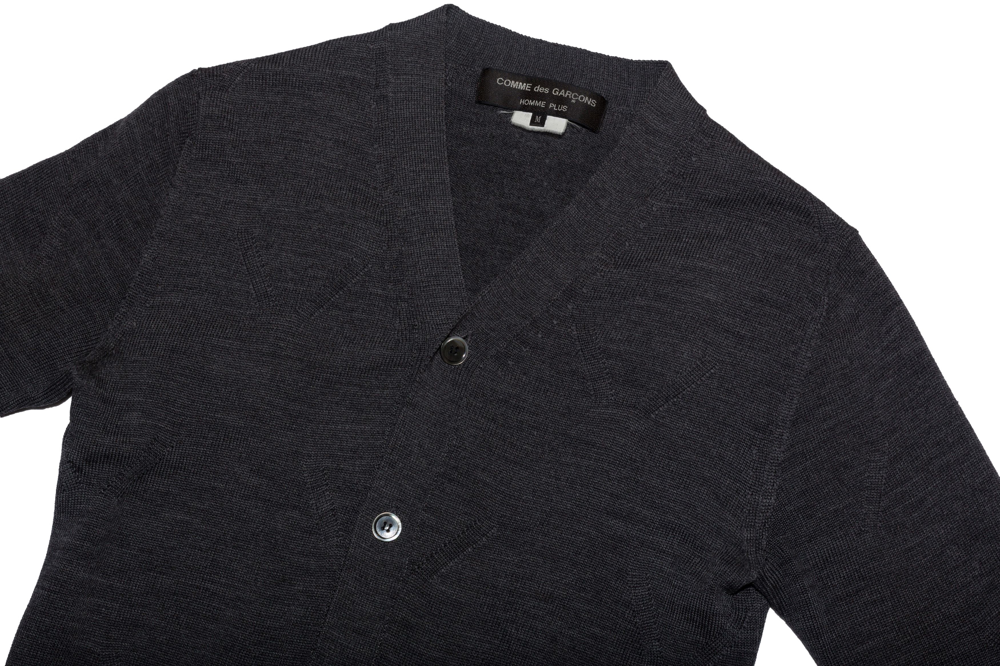 Comme des Garcons Homme Plus WOOL LONG BUTTON-UP CARDIGAN Size US M / EU 48-50 / 2 - 3 Thumbnail