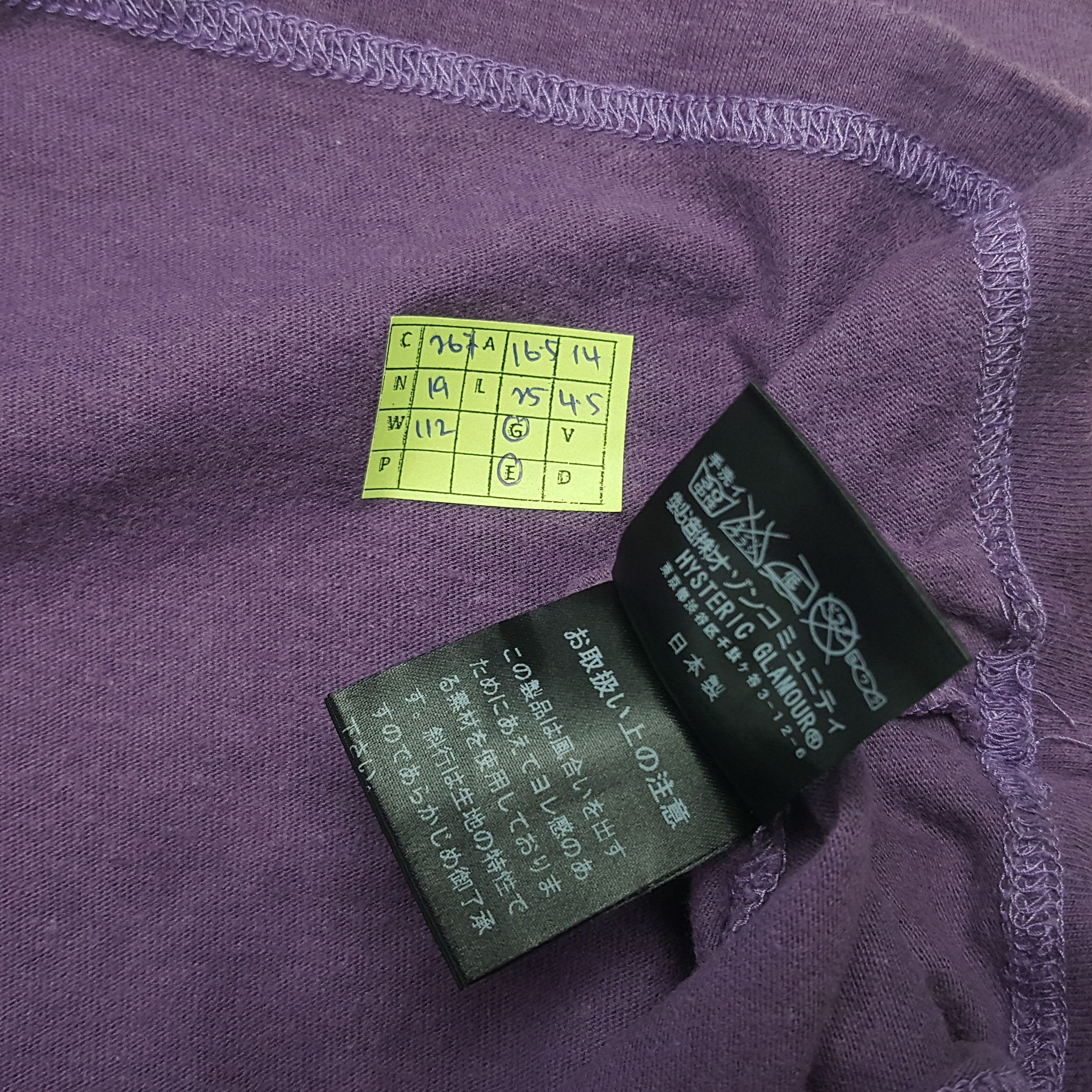 Hysteric Glamour × Japanese Brand × Vintage Vintage Hysteric Glamour Japanese Brand Tshirt Size US XS / EU 42 / 0 - 6 Thumbnail