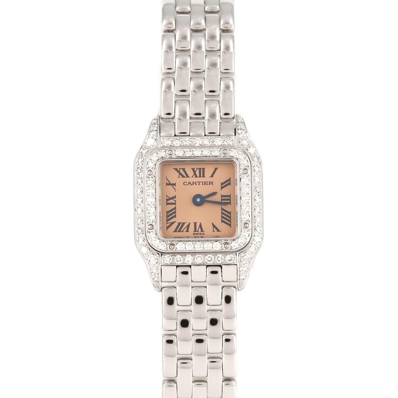 Cartier Cartier Mini Panthere White Gold Calfskin Quartz WF3244F3 DUTY FREE for USA