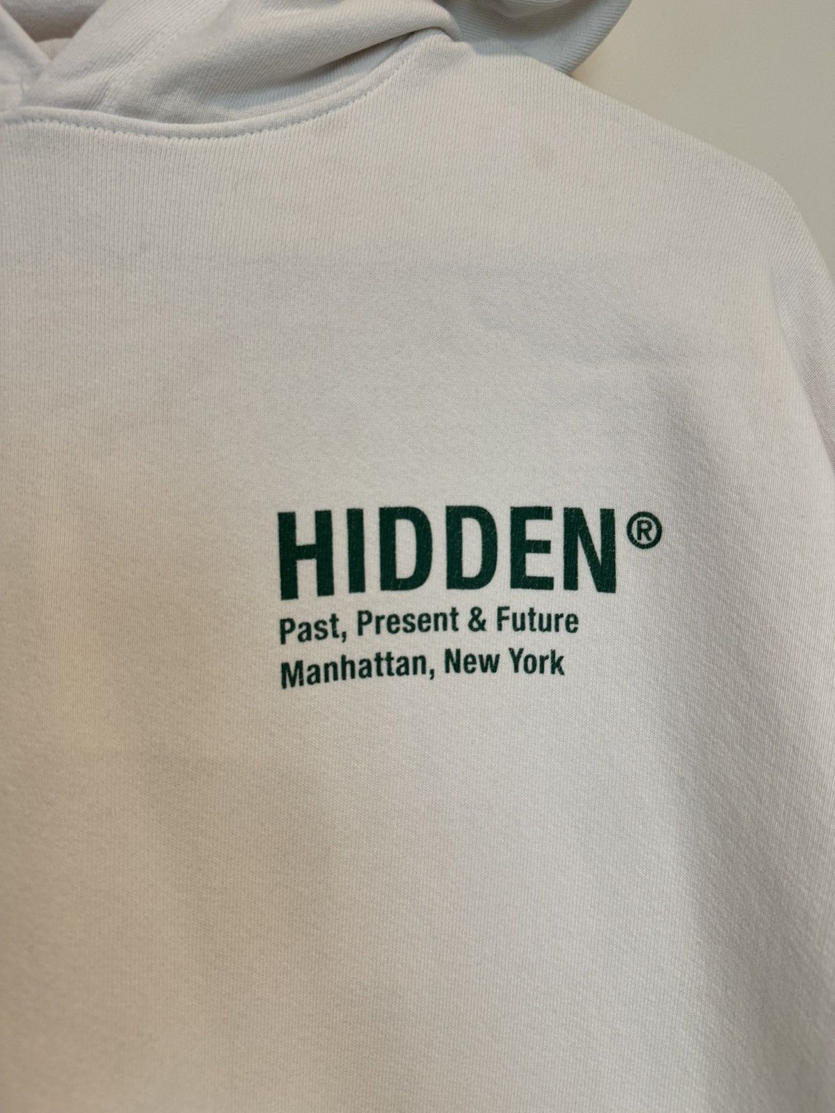 HIDDEN Green Classic Logo White/Cream Hidden NY Hoodie Size US L / EU 52-54 / 3 - 3 Thumbnail