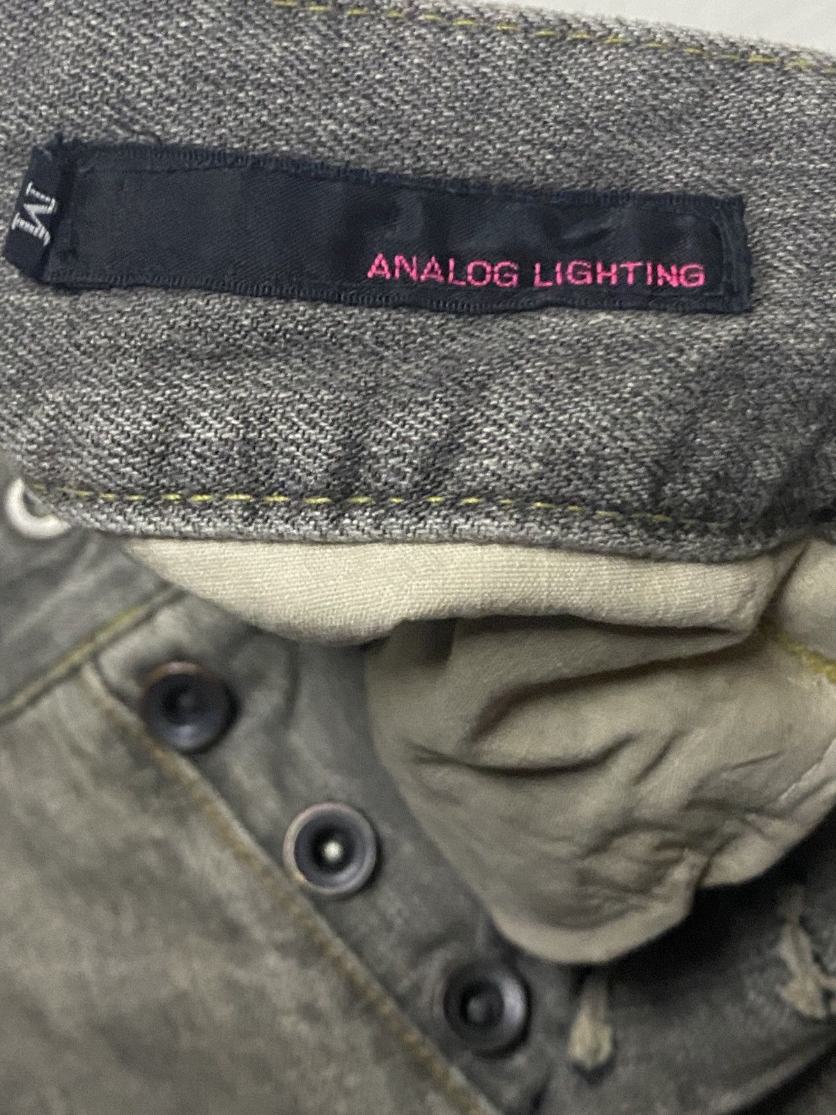 Analog Vintage Japanese Brand Analog Lighning Distressed Jeans Size US 28 / EU 44 - 18 Thumbnail