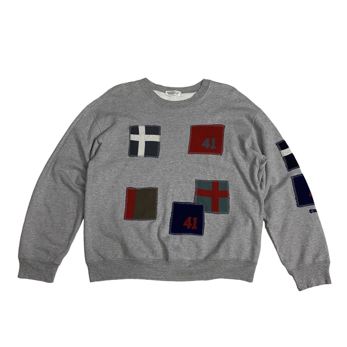 Japanese Brand Men Batsu Vintage Flags crewneck Size US M / EU 48-50 / 2 - 5 Thumbnail