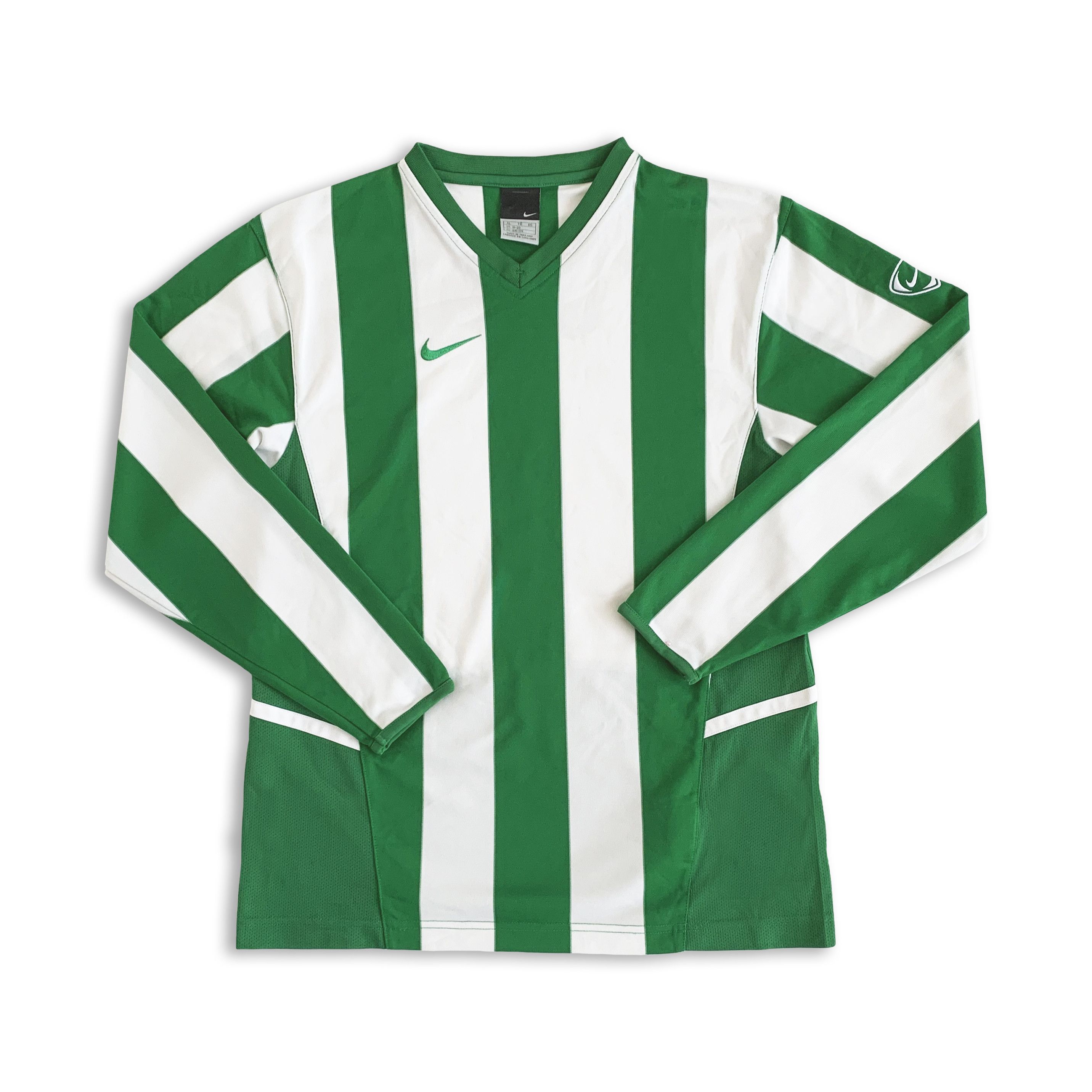 Nike Vintage 90s NIKE Jersey Kit Soccer Football Striped Y2K Size US S / EU 44-46 / 1 - 2 Thumbnail