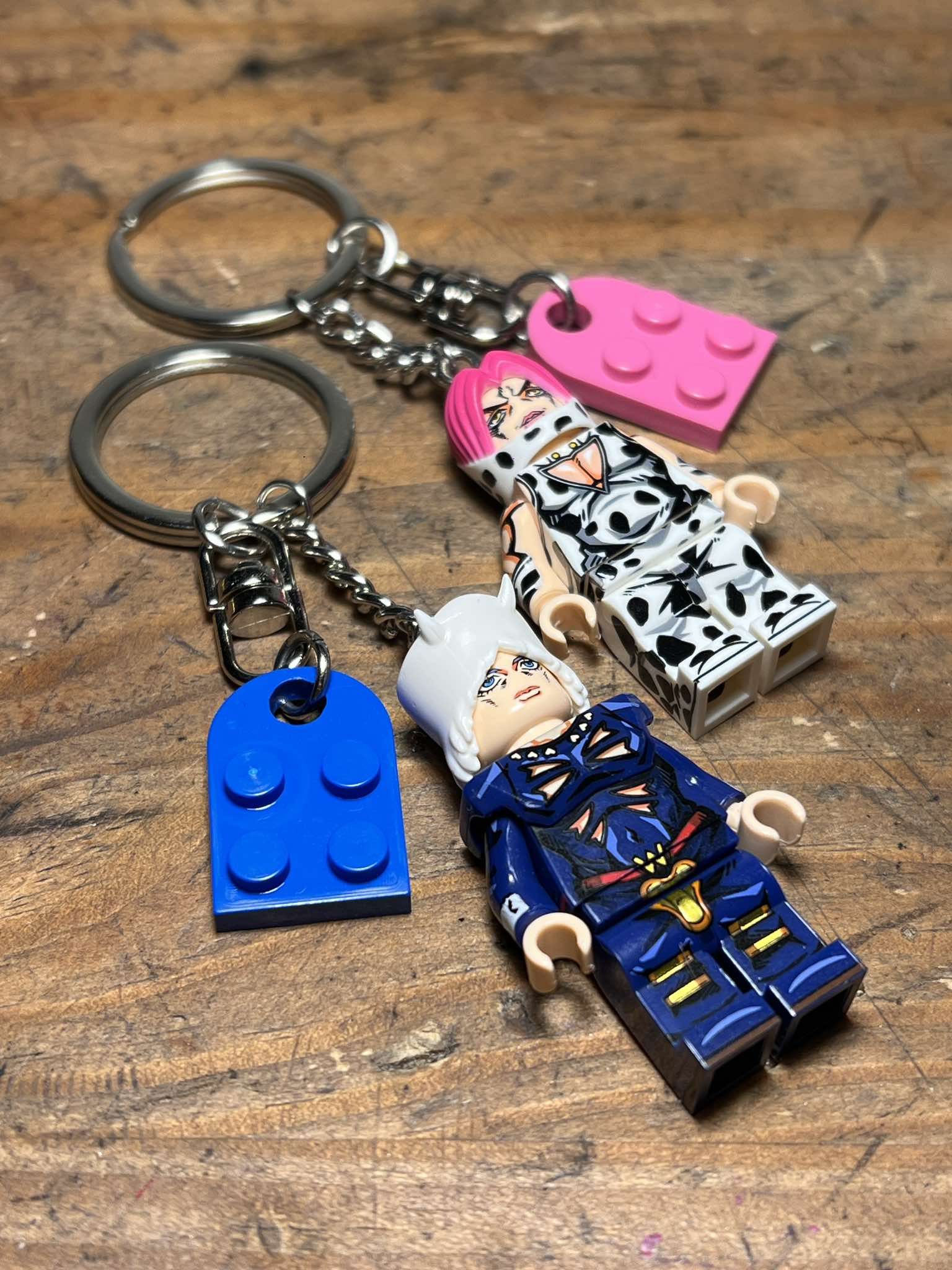 Other Jojo Rikiel Weather Report anime minifigure keychain Size ONE SIZE - 2 Thumbnail