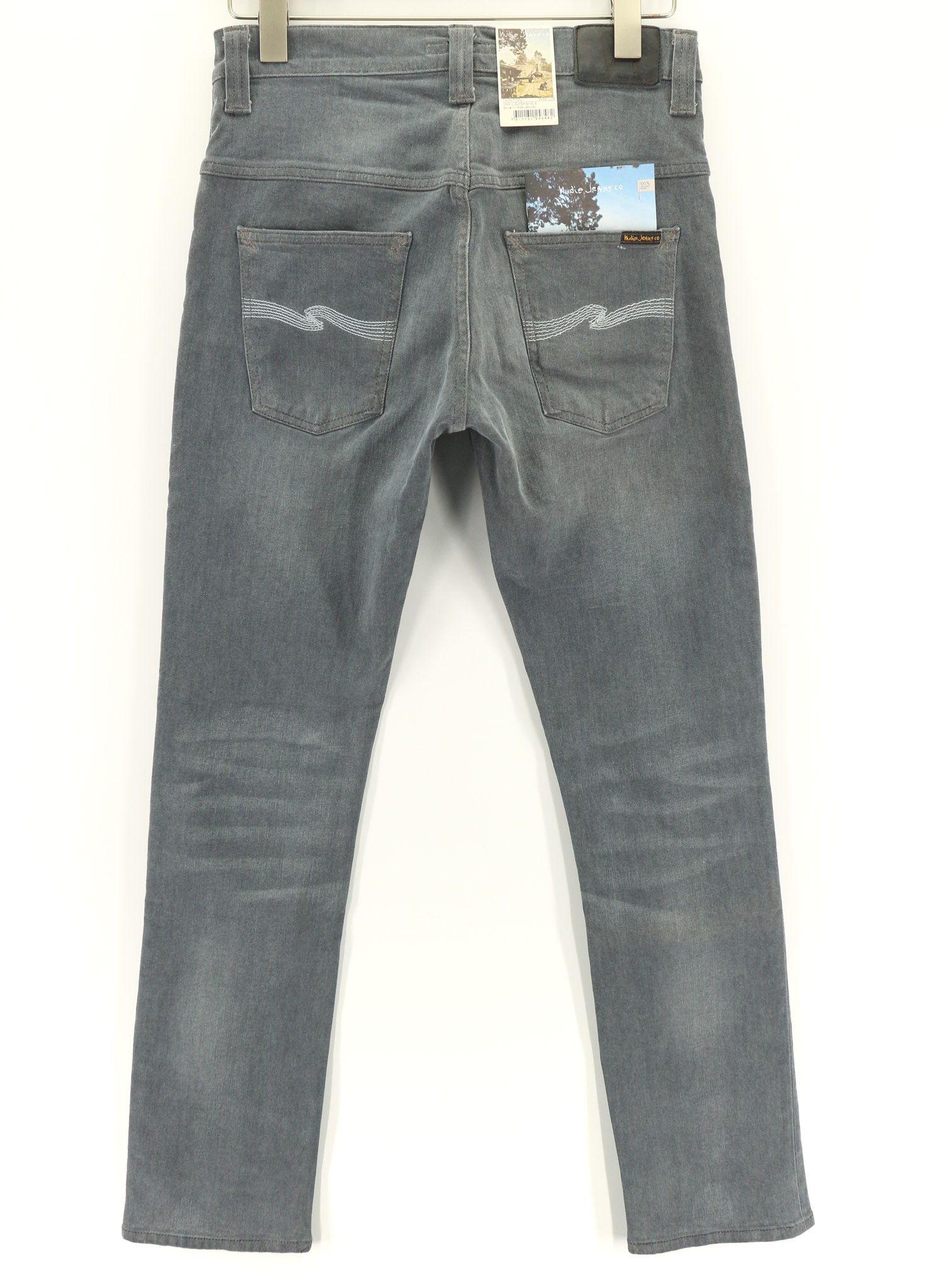 Nudie Jeans THIN FINN W30/L32 Grey Cotton Stretch Jeans 80660 Size US 30 / EU 46 - 2 Thumbnail