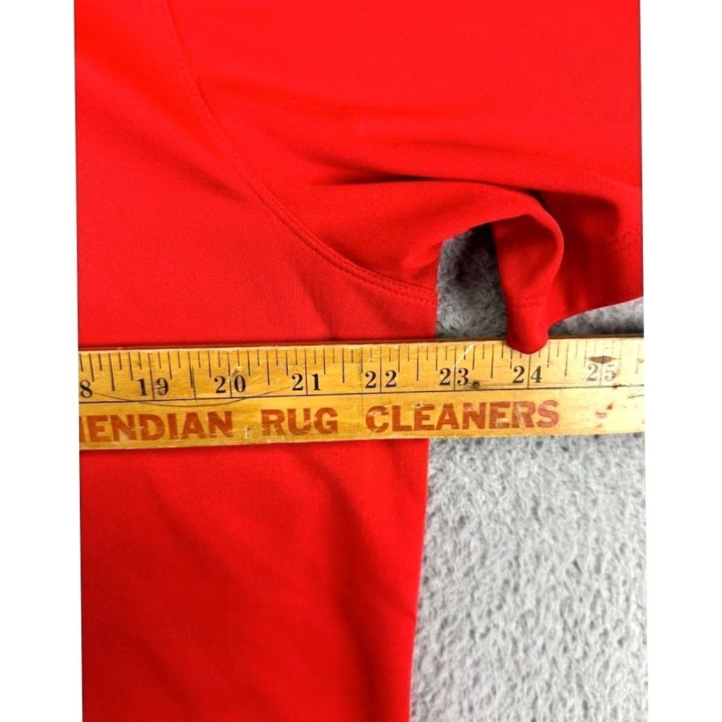 Nike Nike Golf Polo Shirt Mens Large Red Dri-Fit Athletic Breathable Short Sleeve Collared 100% Polyester Golf Rugby Logo Outdoor Preppy Sports Shirt Size US L / EU 52-54 / 3 - 7 Thumbnail
