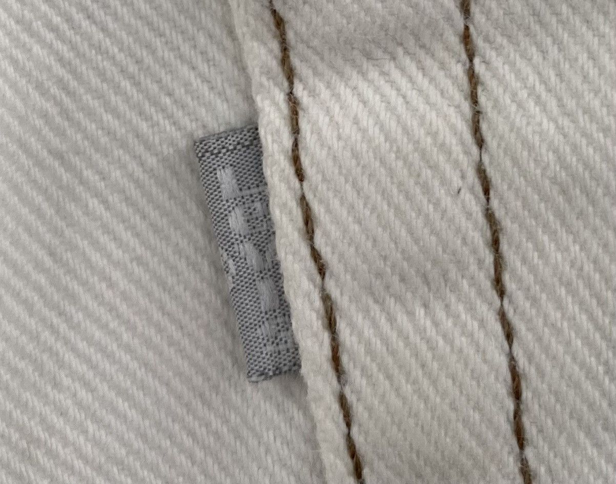 Levi's Vintage 90’s Levi’s SilverTab White Baggy Denim Jeans 33x28 Size US 33 - 8 Thumbnail