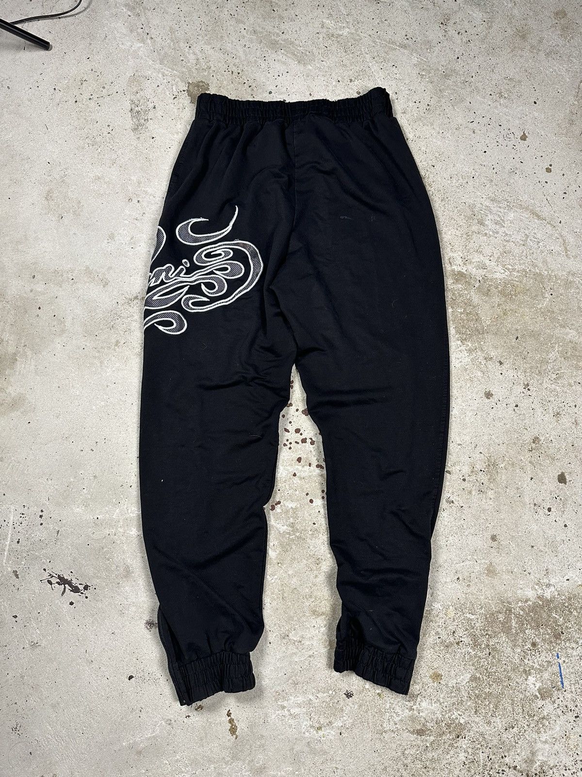 Karl Kani × Vintage Vintage Y2K Karl Kani Baggy Sweatpants Big Embroidery Logo Size US 34 / EU 50 - 3 Thumbnail