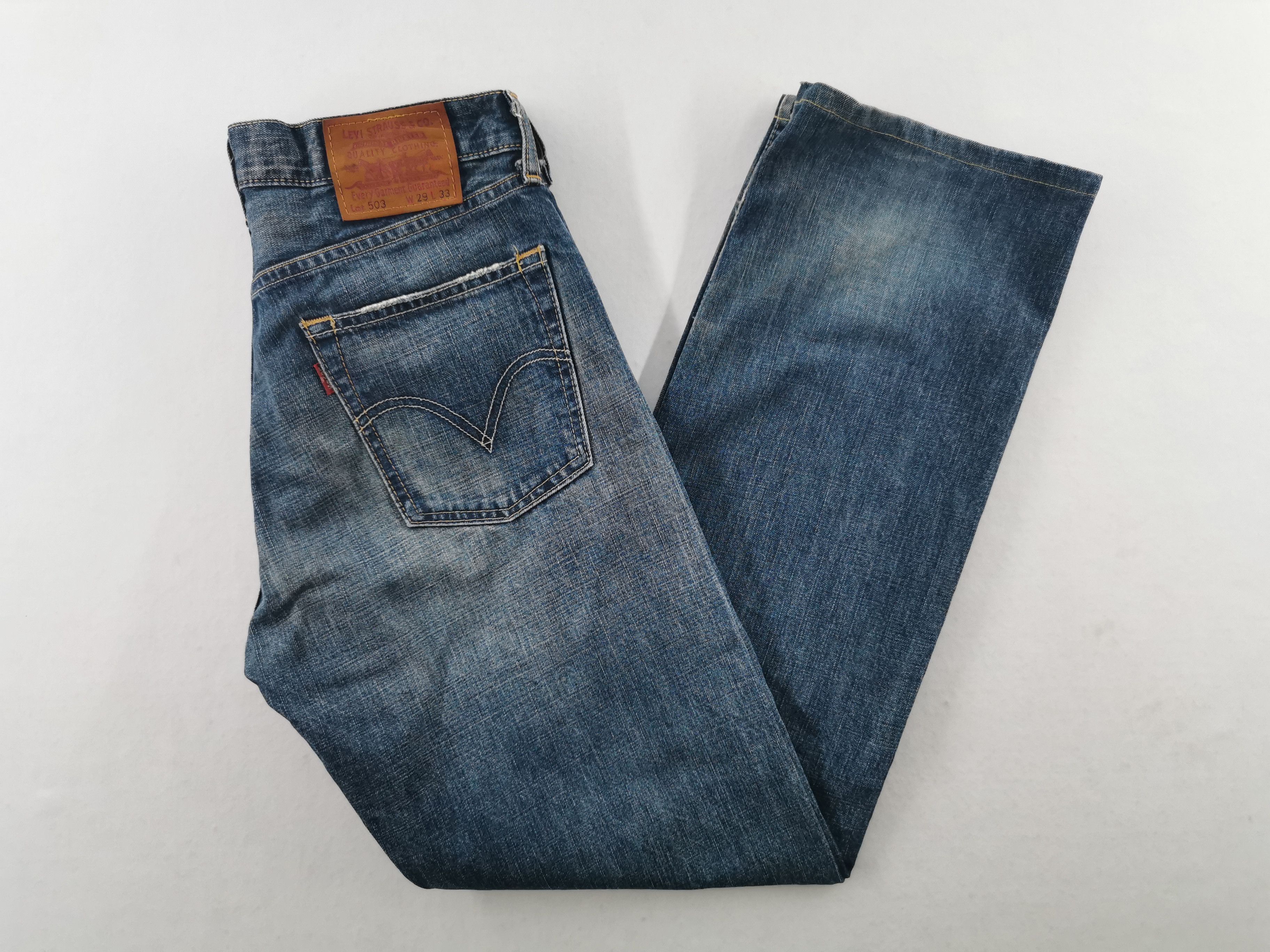 Levi's Vintage Levis Lot 503 Denim Made In Japan Size 30/29x33 Size US 30 / EU 46 - 1 Thumbnail