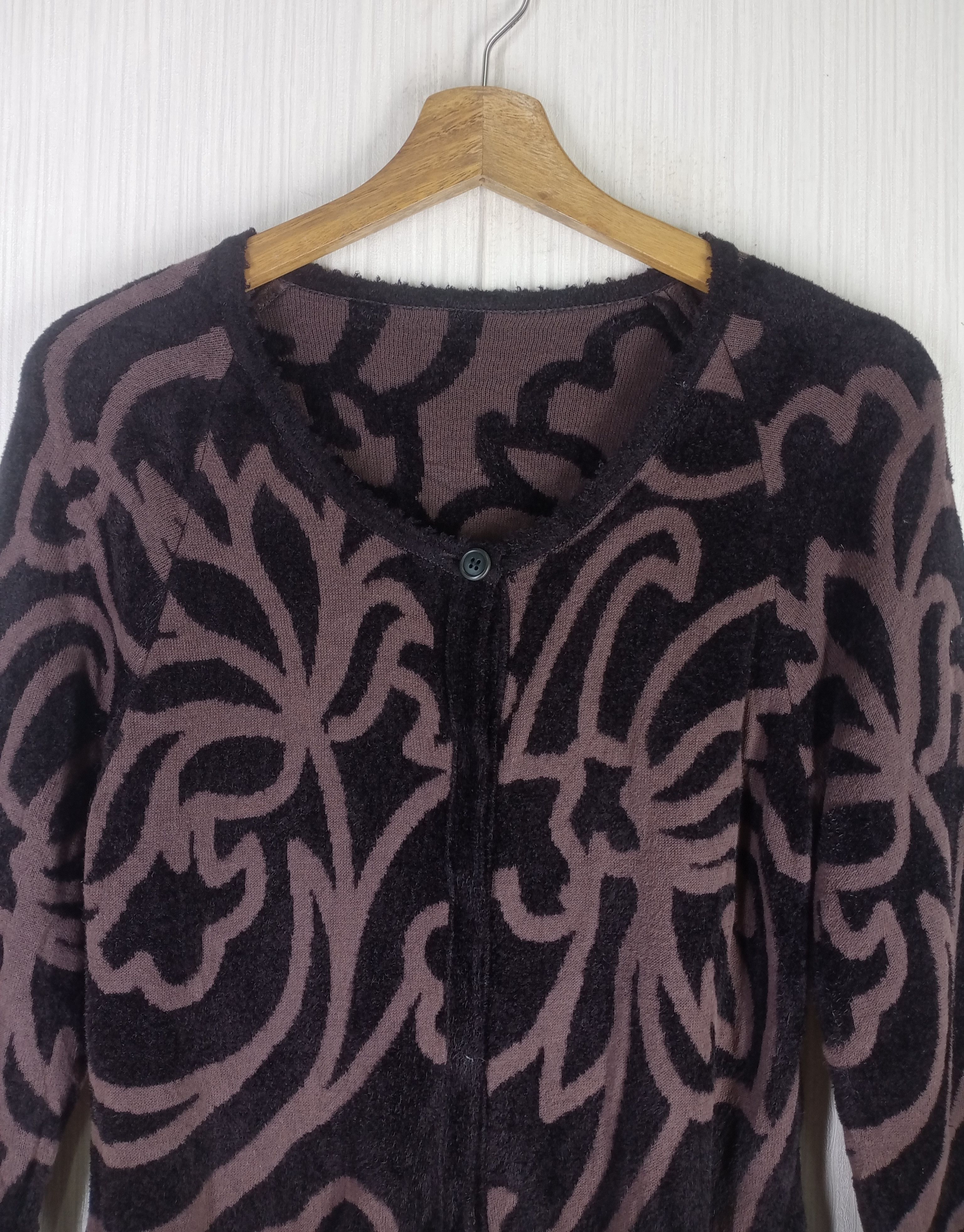 Issey Miyake Rare Vintage Issey Miyake Heart Haat Cardigan Size S / US 4 / IT 40 - 2 Thumbnail