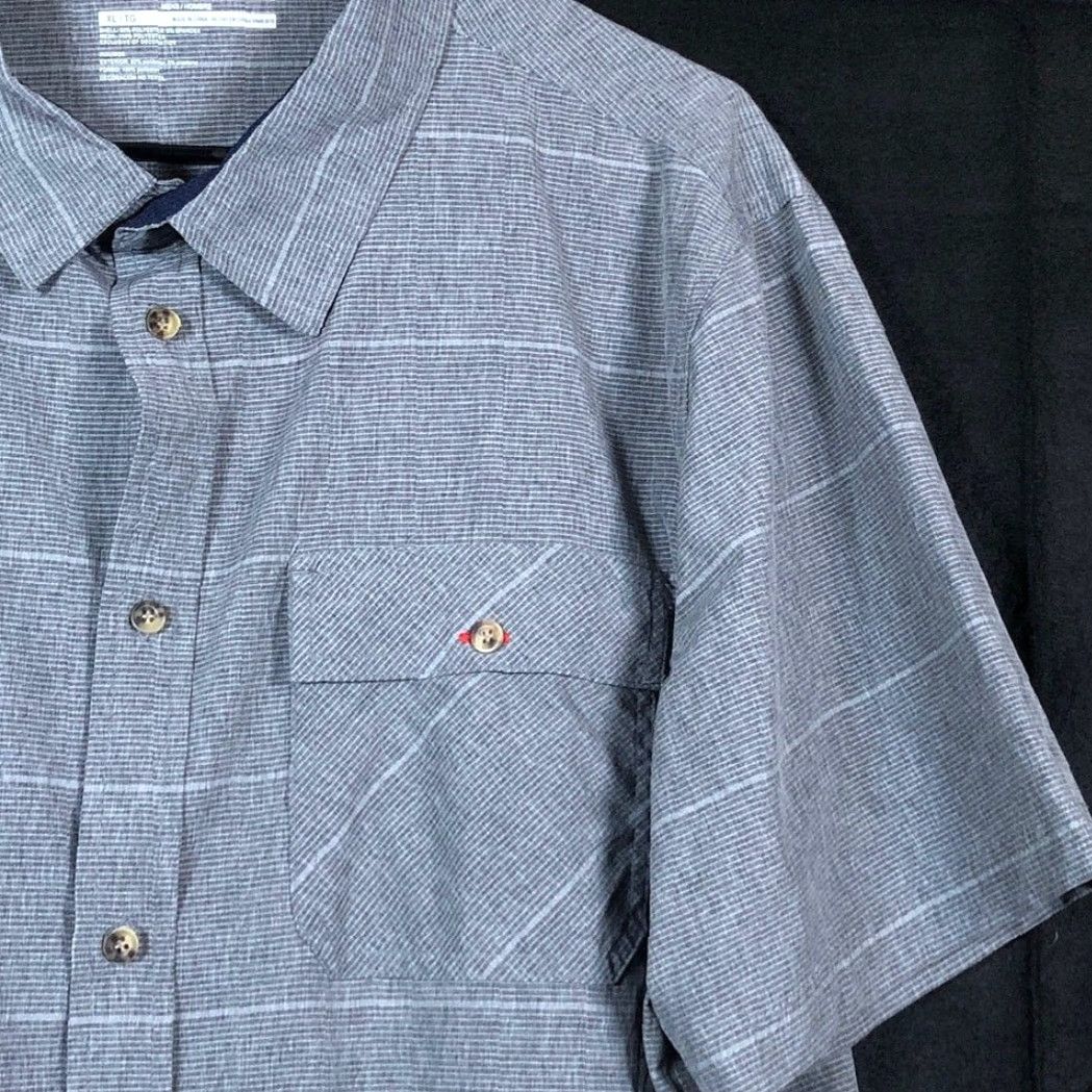 Avalanche Avalanche Shirt Gray Button Down Short Sleeve Casual Stretch XL Mens Size US XL / EU 56 / 4 - 5 Thumbnail