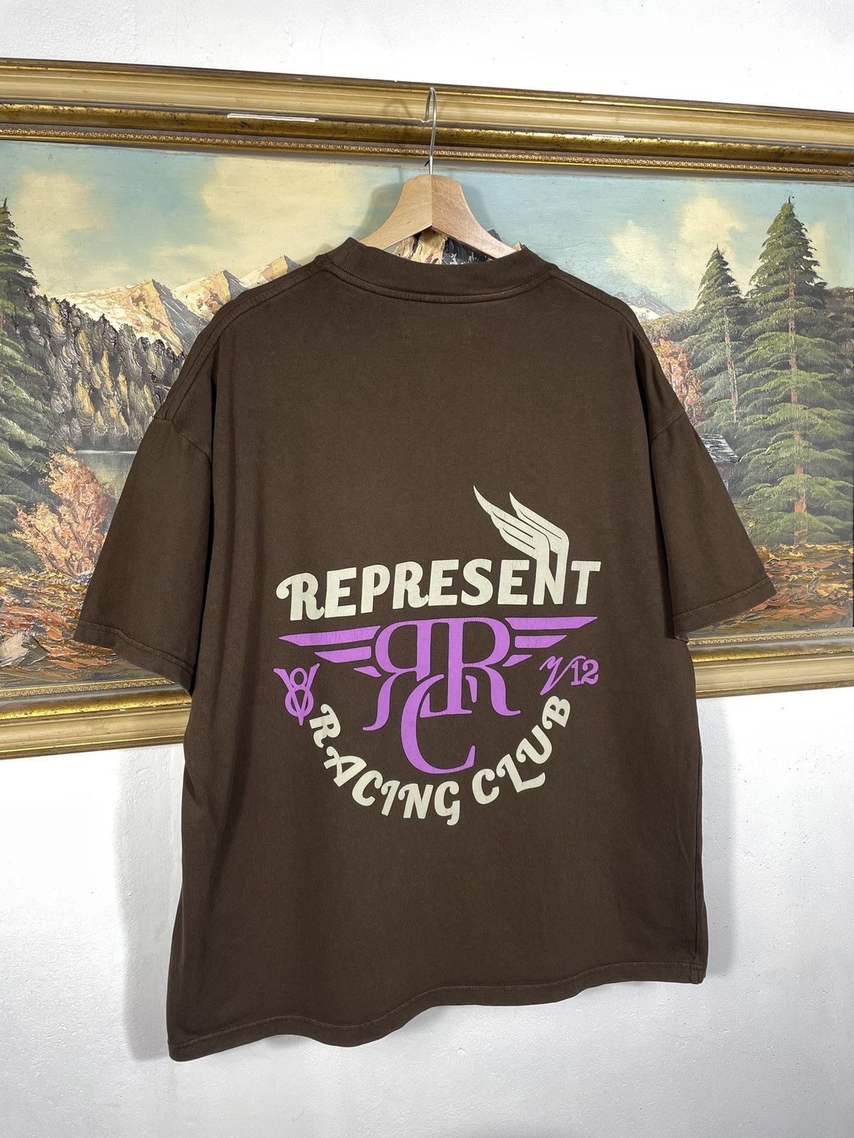 Represent Clo. Represent Brown Boxy Oversize Baggy Tee Big Logo Skate Swag Size US L / EU 52-54 / 3 - 6 Thumbnail