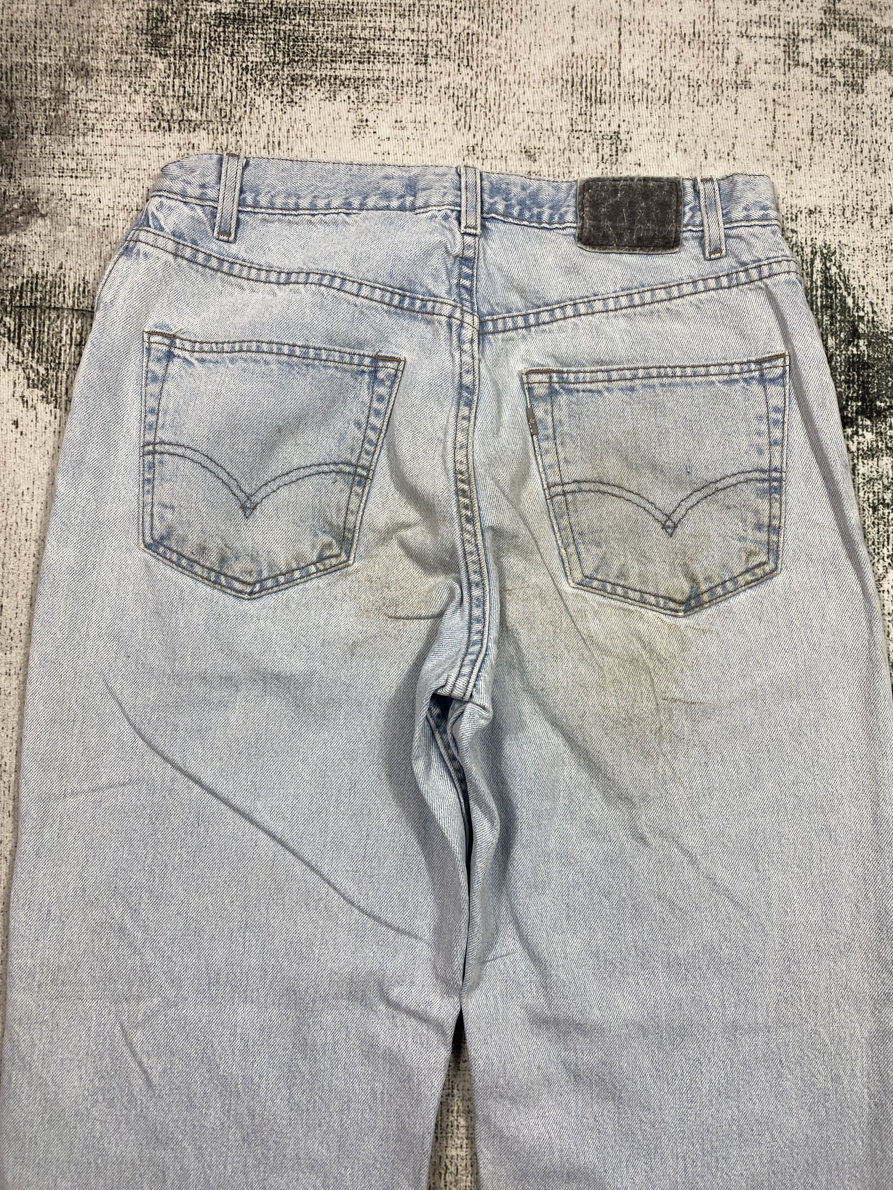 Levi's SICKS💥Vintage 90s Levis Silver Tab Distressed Jeans Size US 32 / EU 48 - 7 Thumbnail
