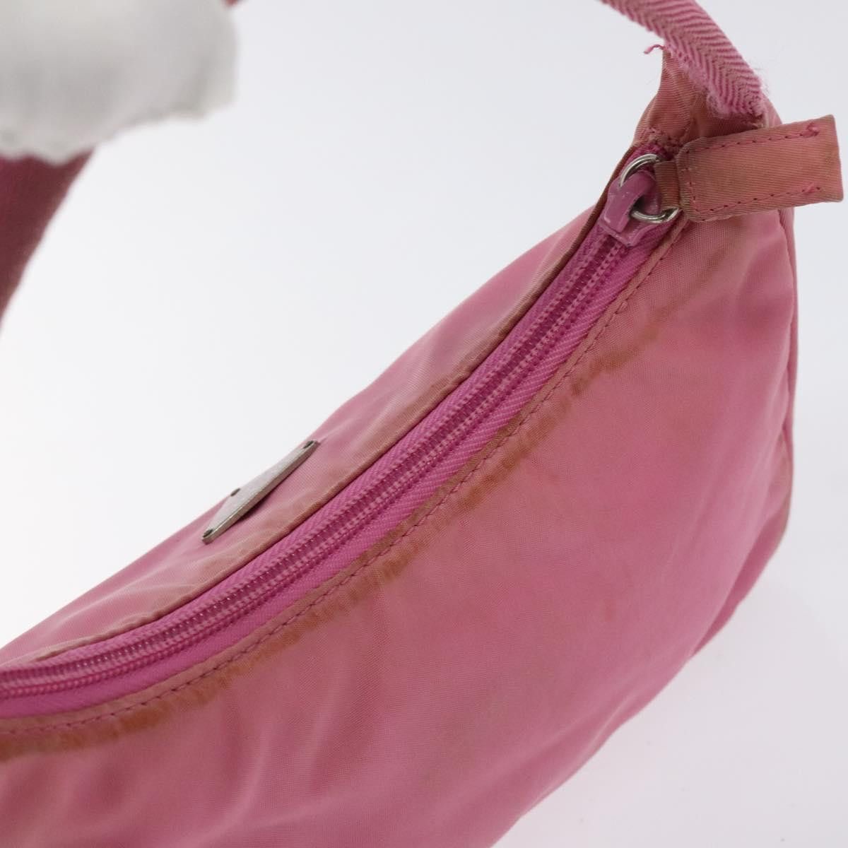 Prada PRADA Hand Bag Nylon Pink Silver Size ONE SIZE - 6 Thumbnail