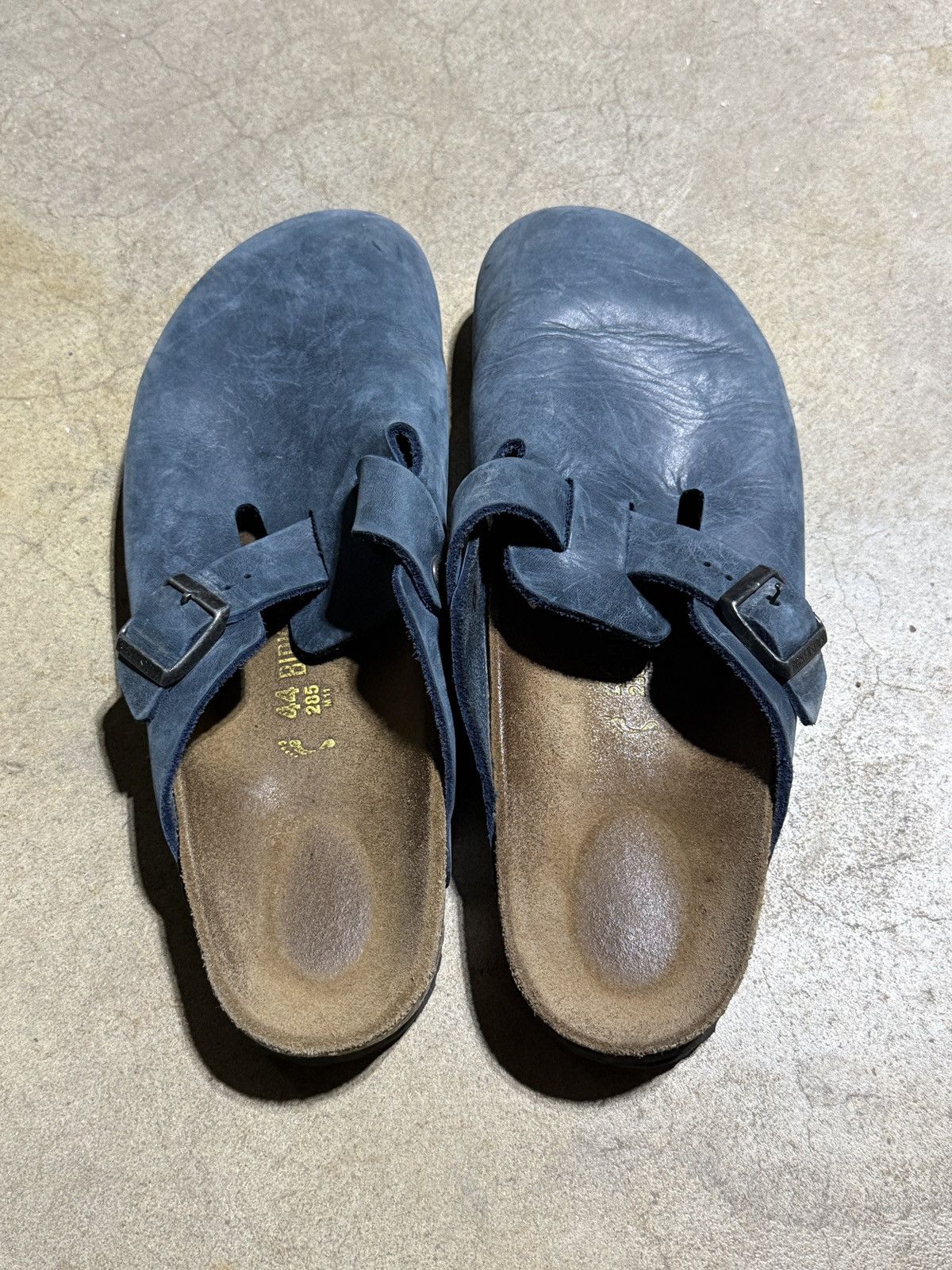 Birkenstock Birkenstock Boston Blue Leather Size US 11 / EU 44 - 2 Thumbnail