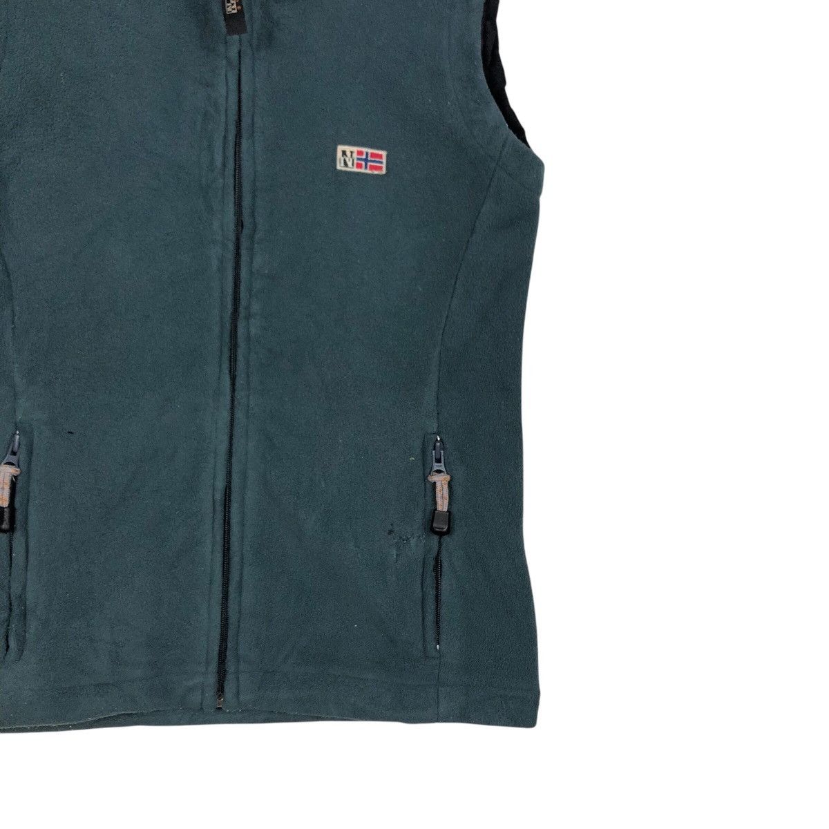 Japanese Brand 📌Vintage Fleece Sherpa Vest Jacket Napapijri Size US S / EU 44-46 / 1 - 6 Thumbnail
