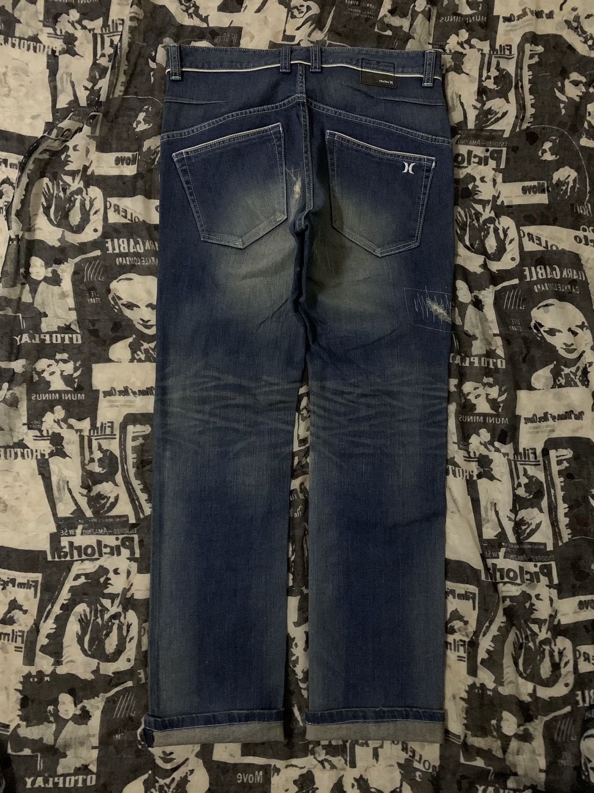 Hurley 💥Hurley Skateboard Distressed Denim Size US 31 - 4 Thumbnail