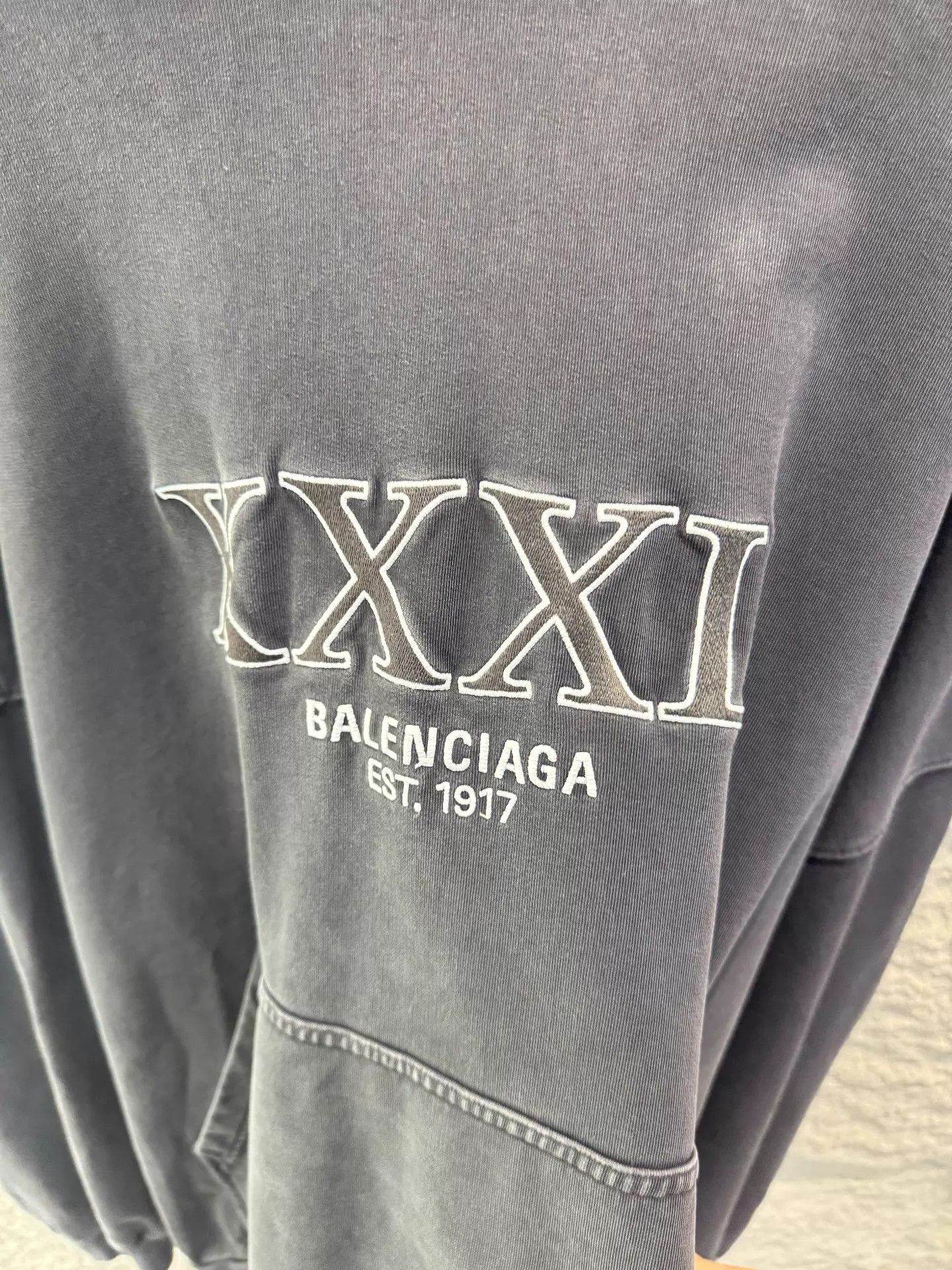 Balenciaga Balenciaga Black Hoodie XXXL Logo Size 2 Size US M / EU 48-50 / 2 - 2 Thumbnail