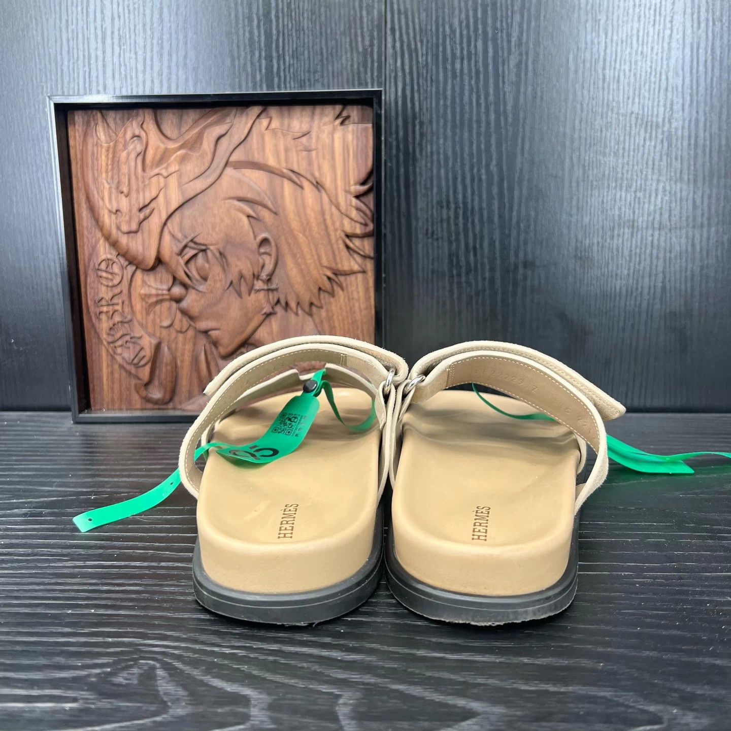 Hermes Hermès Chypre Brown 37.5 shoes new Size US 6.5 / IT 36.5 - 7 Thumbnail