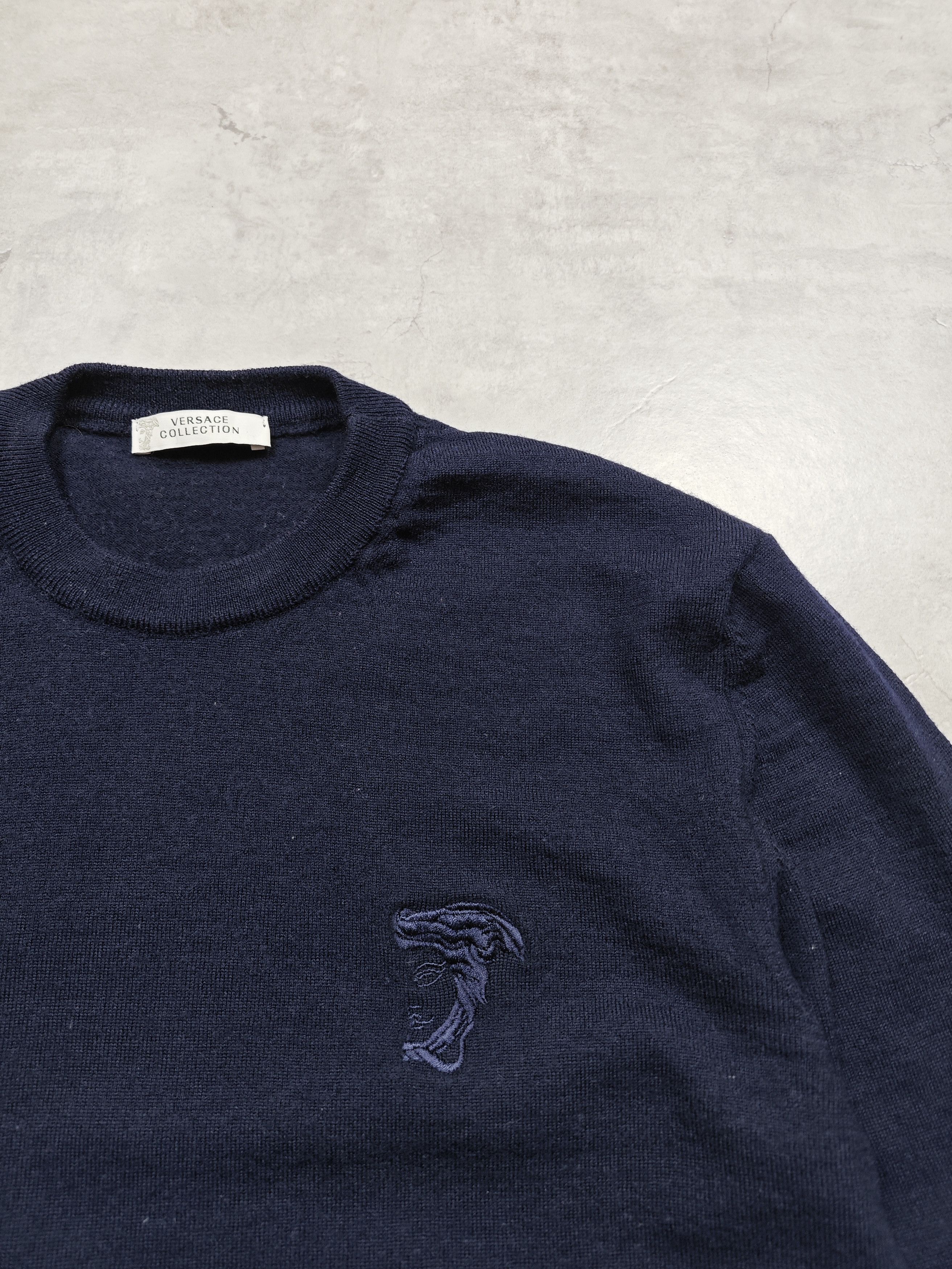 Versace Versace Wool Sweater Size L / US 10 / IT 46 - 2 Thumbnail