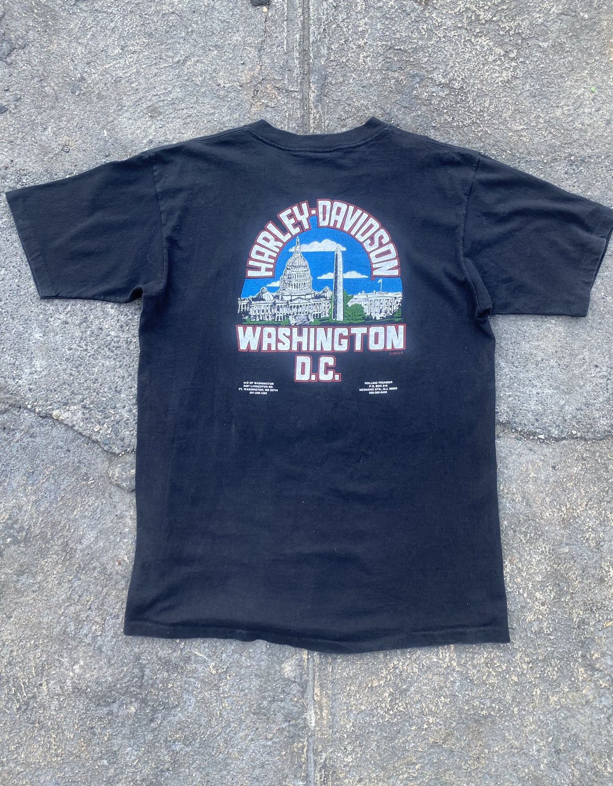 Harley Davidson × Vintage Harley Dadvison vintage tee Size US L / EU 52-54 / 3 - 3 Thumbnail