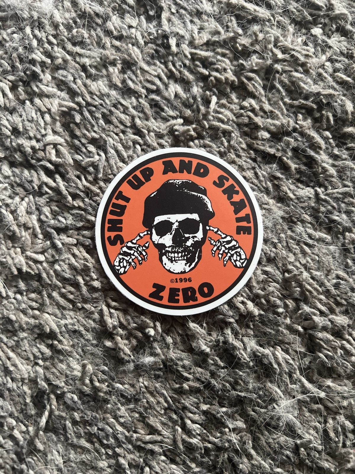Zero Skateboards Zero Skateboards Shut Up And Skate Sticker Size ONE SIZE - 1 Thumbnail