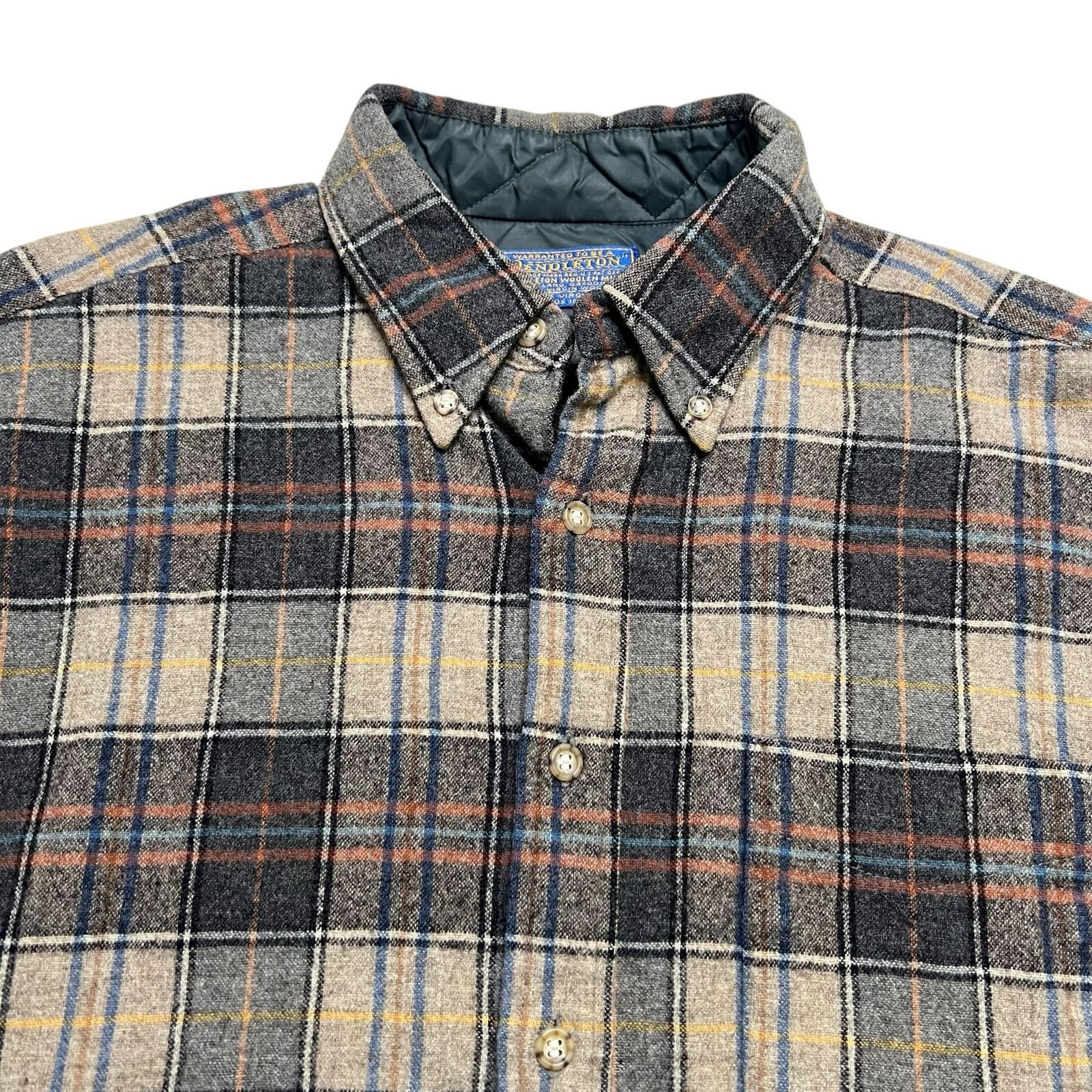 Pendleton Vintage Pendleton Quilted Wool Shirt Jacket Plaid M USA 80s Size US M / EU 48-50 / 2 - 10 Thumbnail