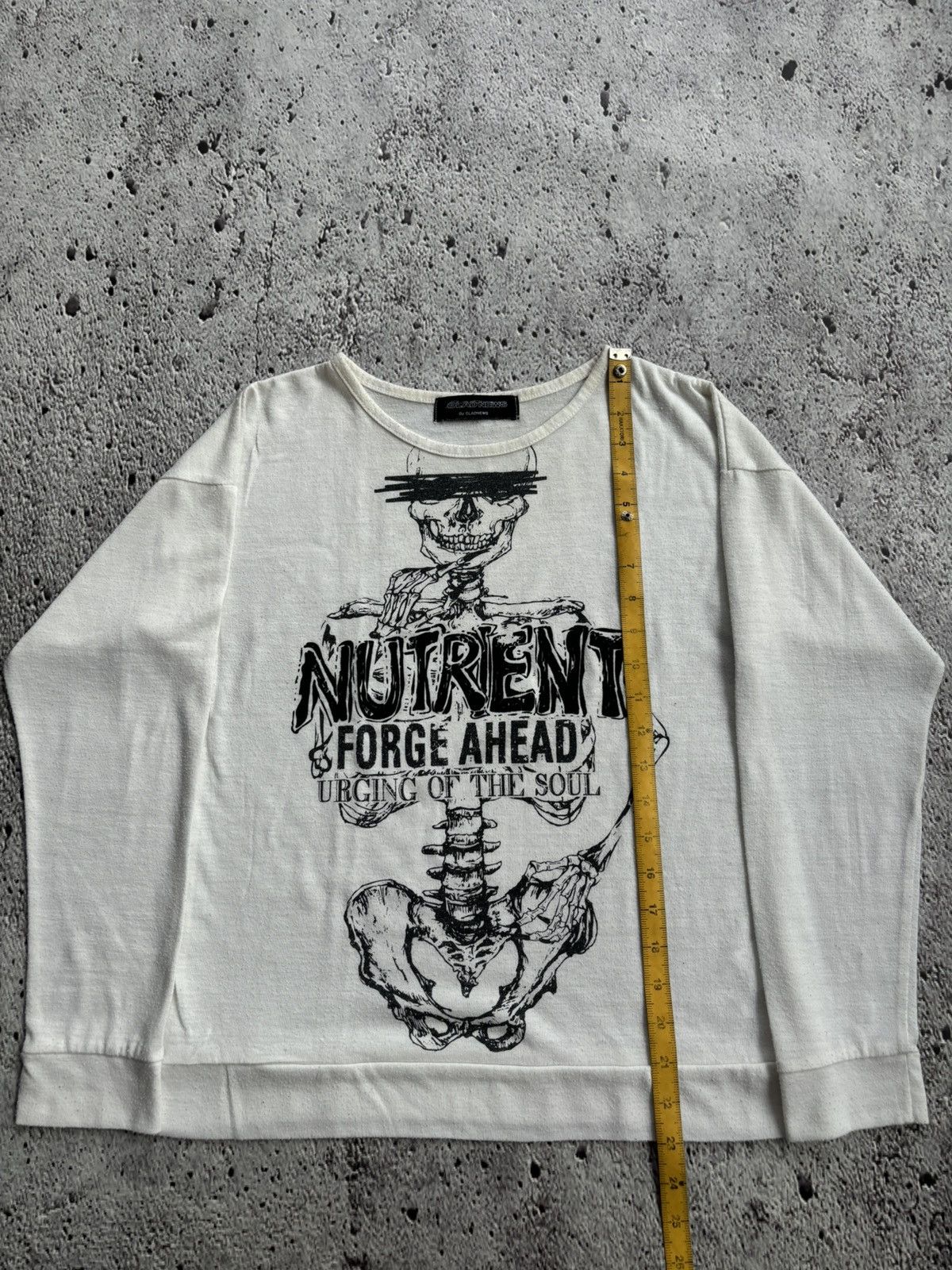 Hysteric Glamour Y2k Glad news Skull ifsix punk style Longsleeve Size US S / EU 44-46 / 1 - 8 Thumbnail