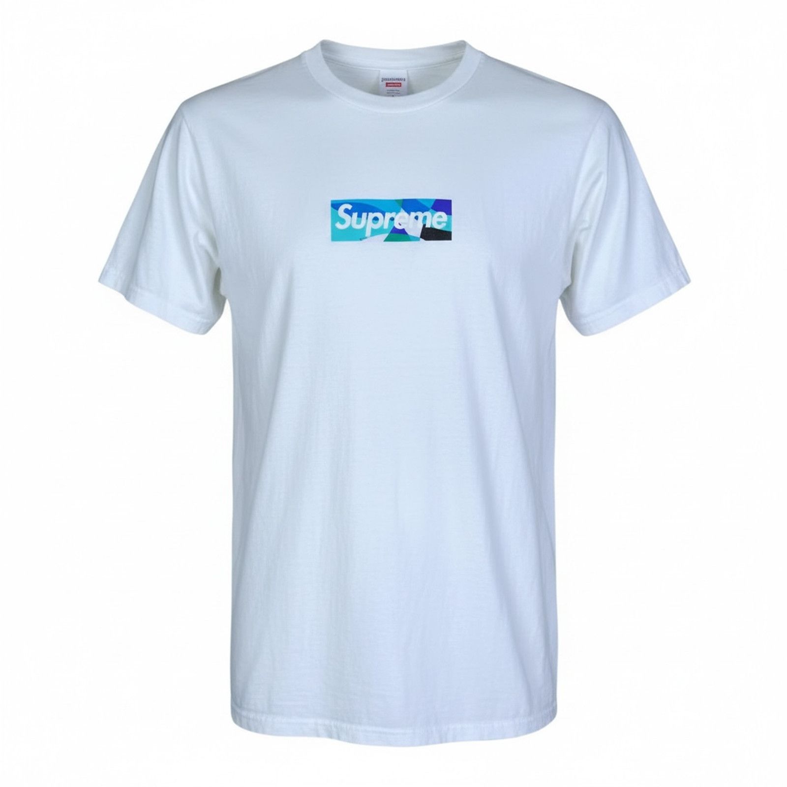 Supreme Supreme Red Snakeskin Box Logo White T-shirt | Grailed