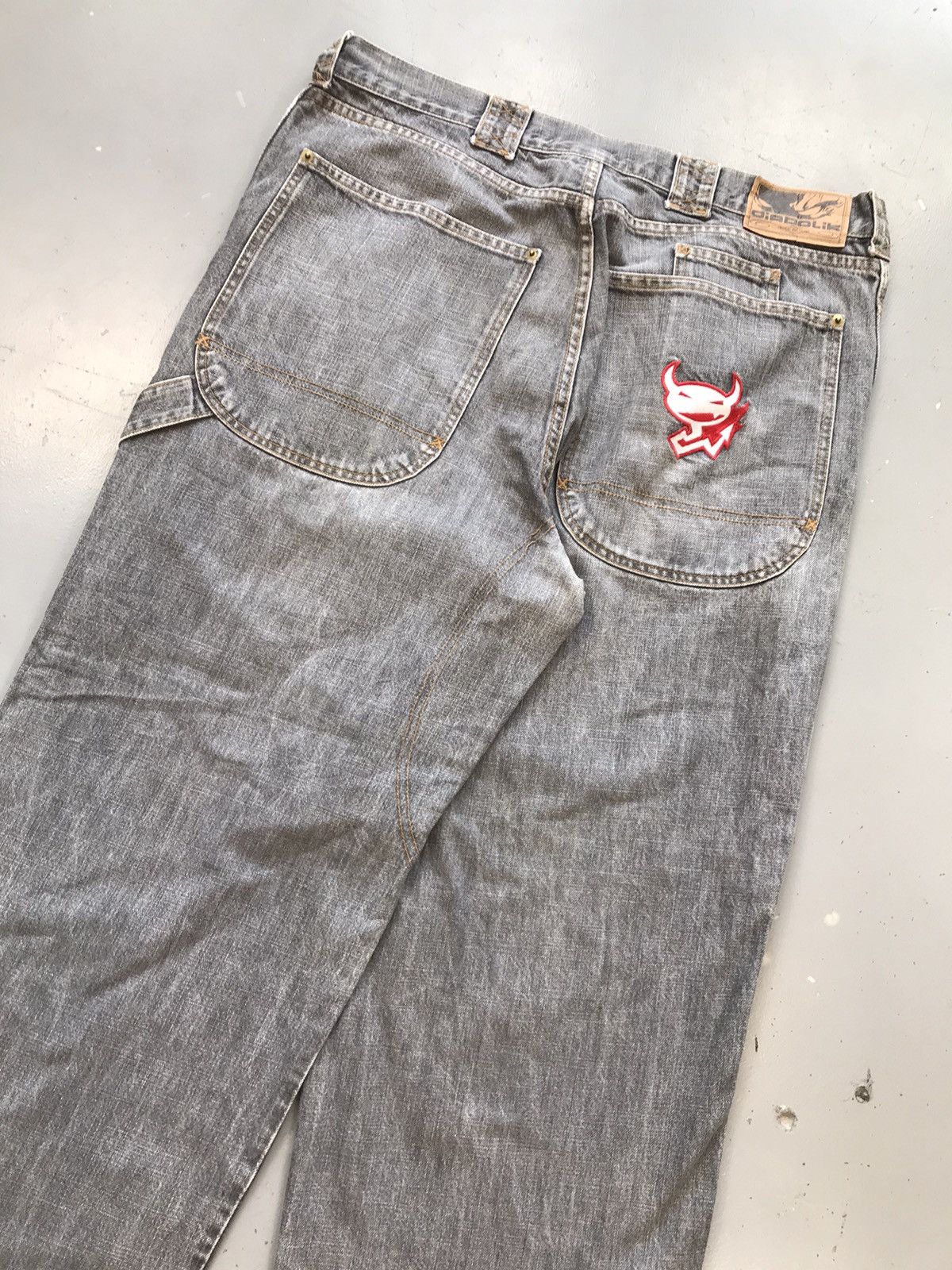 JNCO × Southpole × Vintage Vintage diabolic big pocket baggyfit denim Size US 36 / EU 52 - 11 Thumbnail