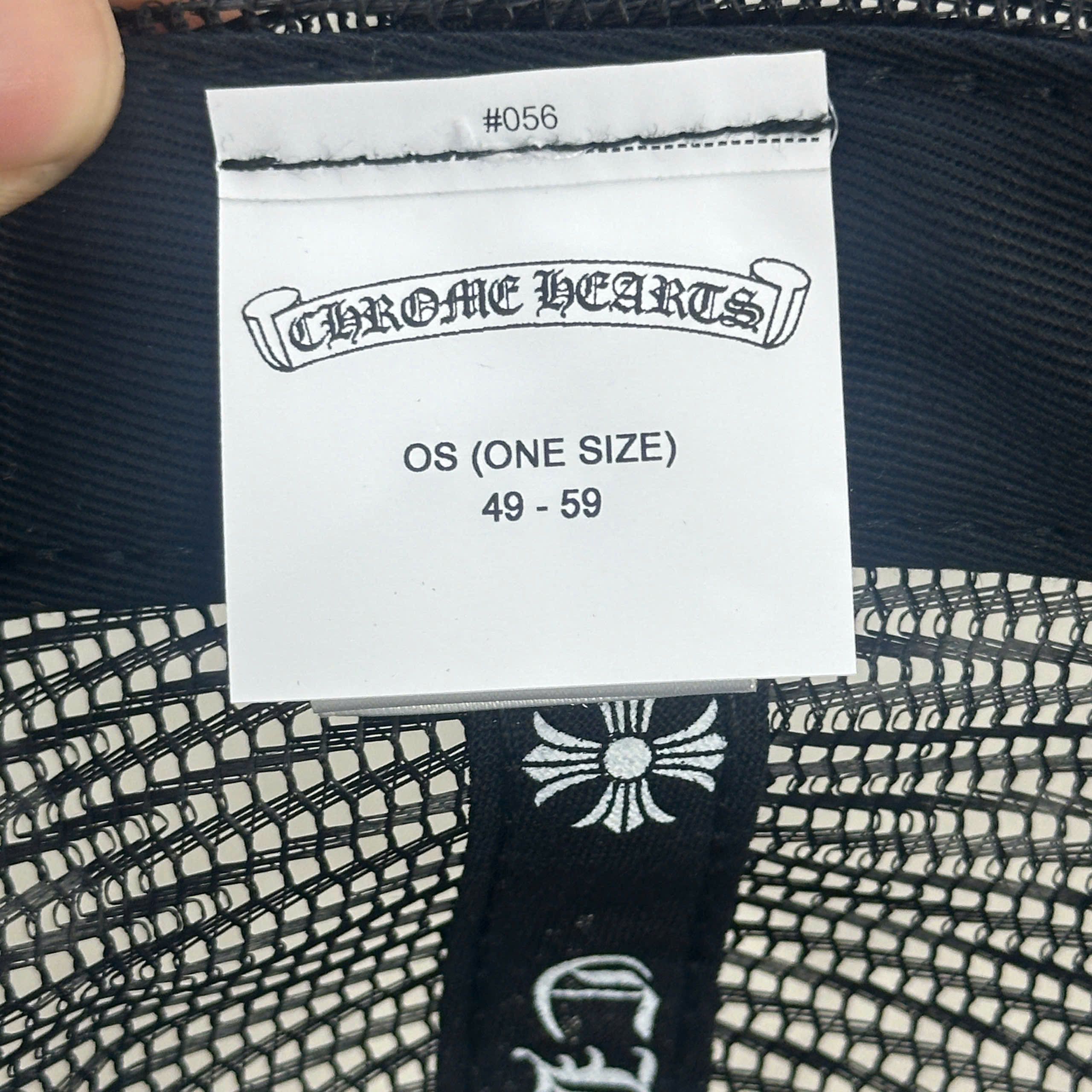 Chrome Hearts CHROME HEARTS CH Hollywood Trucker Hat BLACK/WHITE Size ONE SIZE - 6 Thumbnail