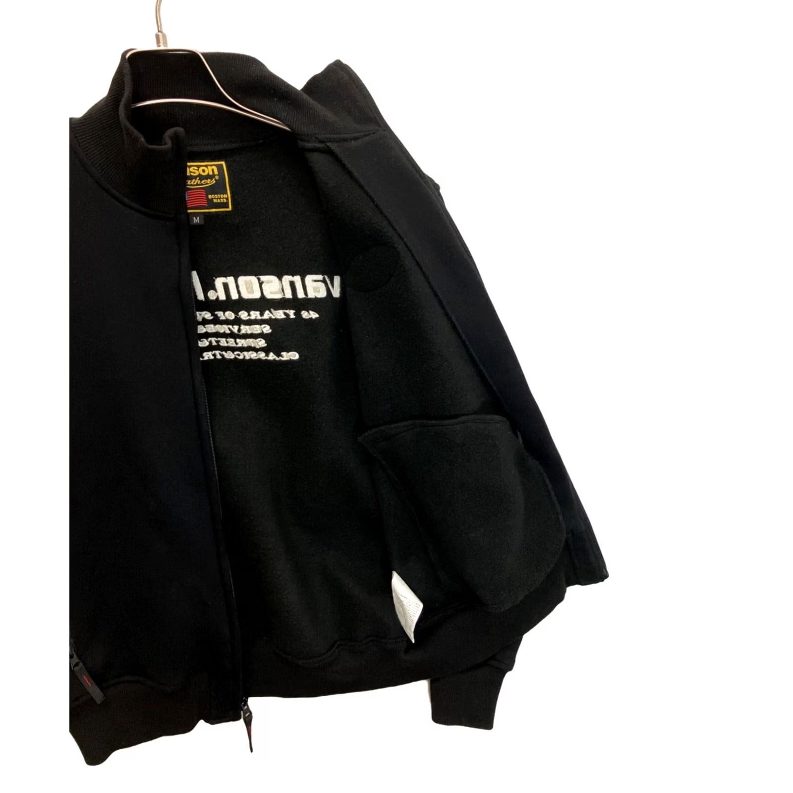 Vintage VANSON Sweat Jacket Black Men M Jacket Size US M / EU 48-50 / 2 - 3 Thumbnail