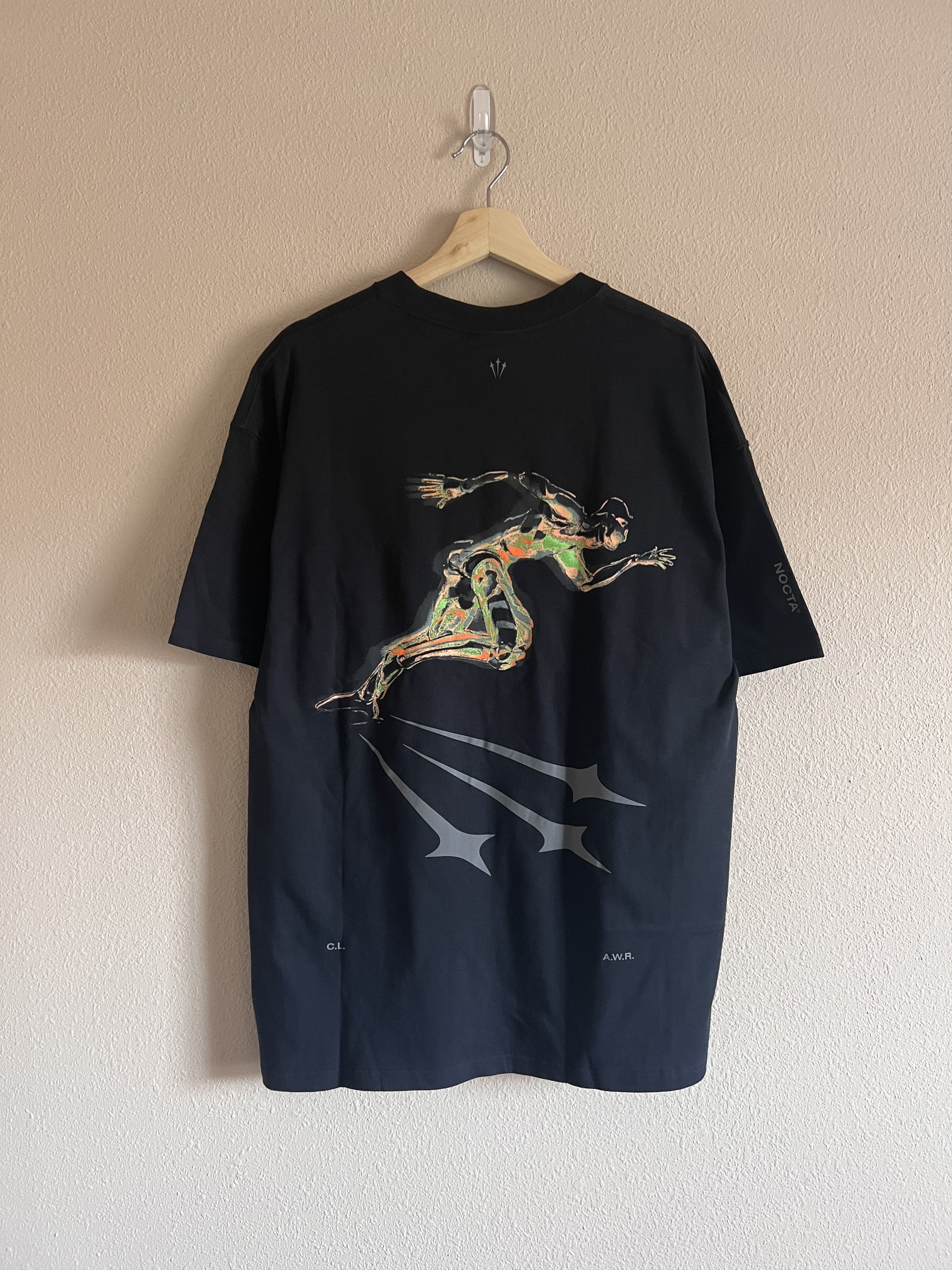 Image of Nike Nocta Forza Tee In Black, Men's (Size Large)