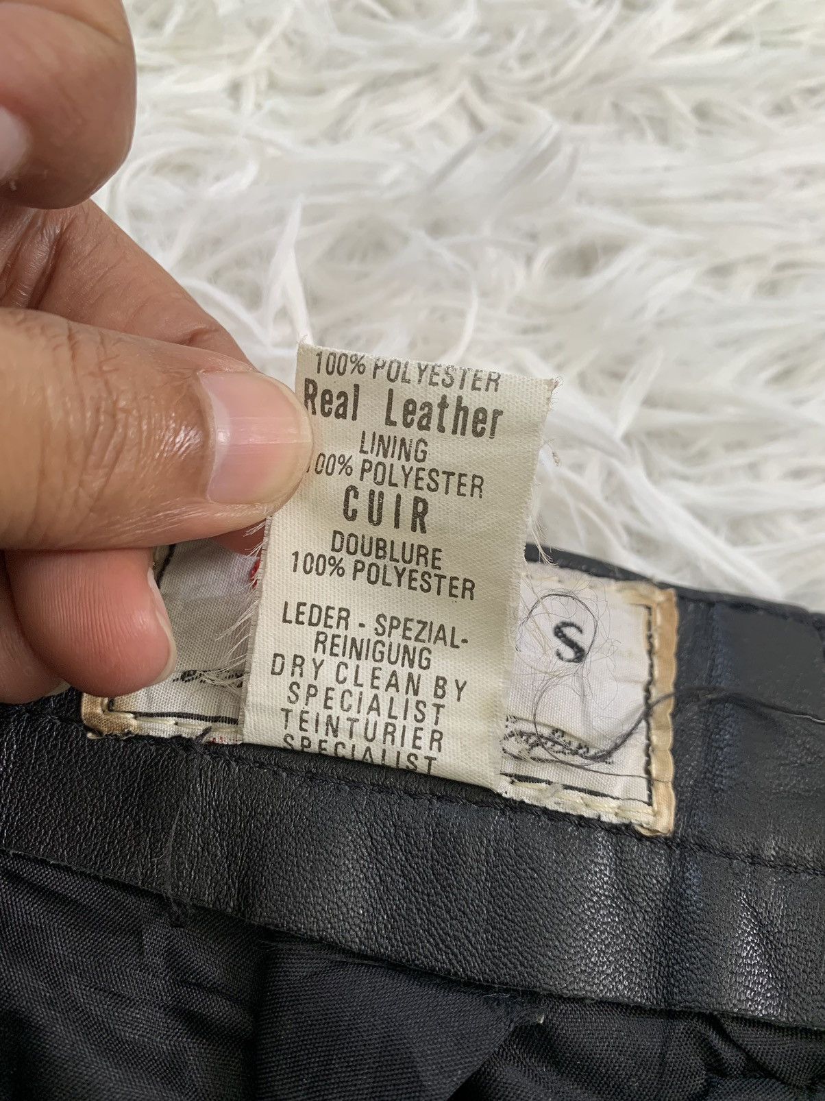 Leather Cuirs London Leather Pant Skull Button Size US 28 / EU 44 - 14 Thumbnail