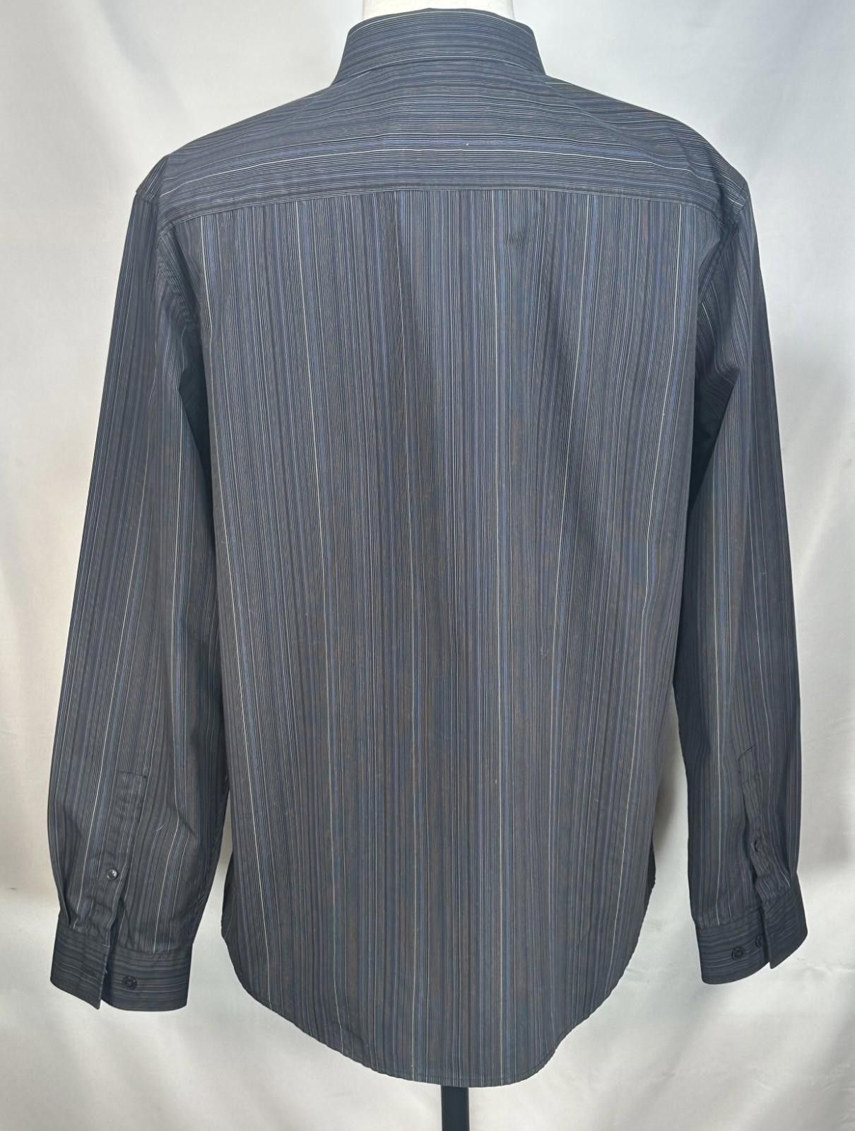 Calvin Klein Calvin Klein Slim Fit 100% Cotton Button-Up Black Mens XL Size US XL / EU 56 / 4 - 2 Thumbnail