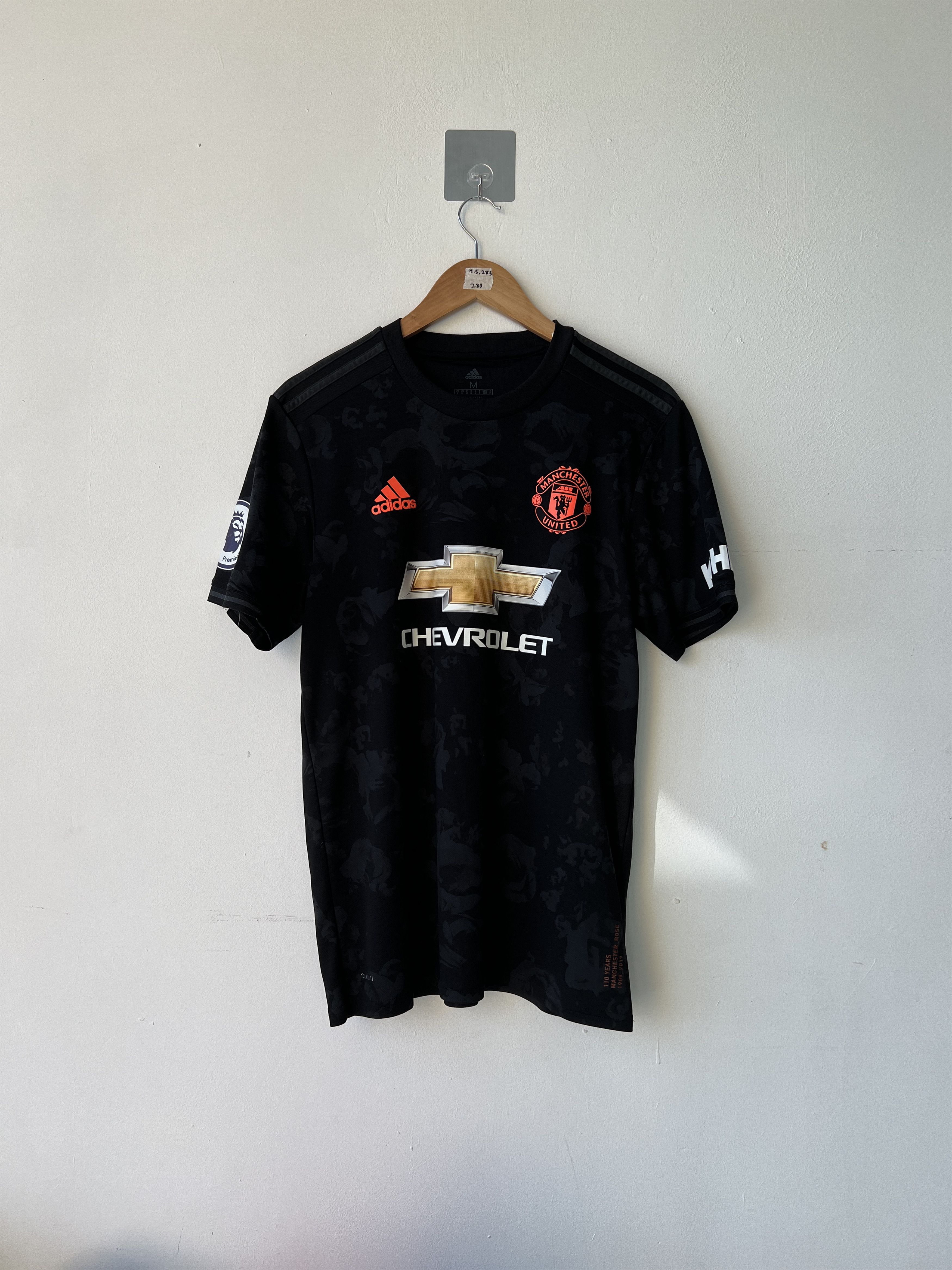 Adidas Manchester United 2019-20 Third Shirt Bruno Fernandes Kit Size US M / EU 48-50 / 2 - 2 Thumbnail