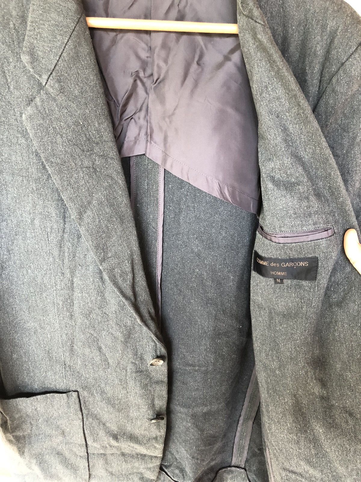 Comme des Garcons Vintage HS-02006M Comme Des Garçons Homme Men’s Coat Jacket Size US M / EU 48-50 / 2 - 4 Thumbnail