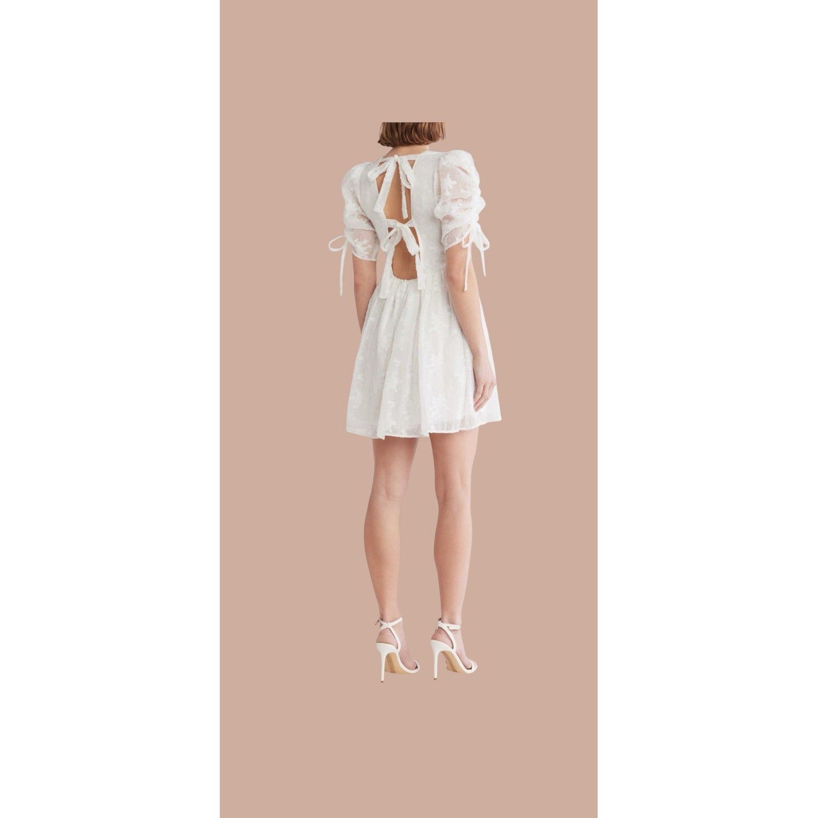 Other Lush White Lace Midi Dress Size S / US 4 / IT 40 - 2 Thumbnail
