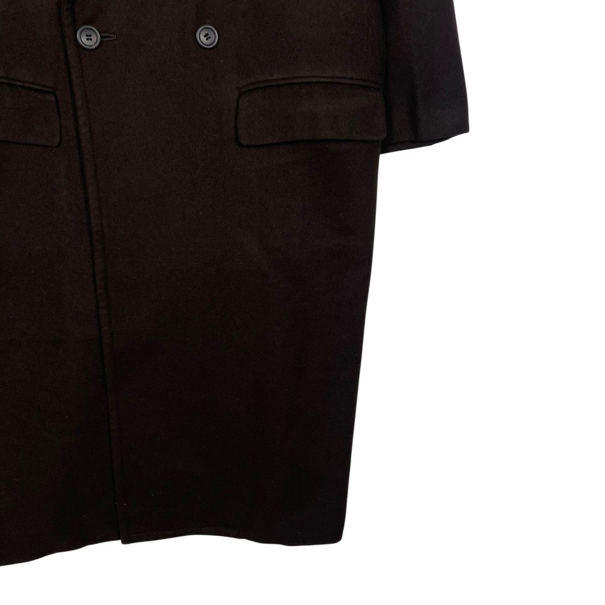 Issey Miyake Vintage 80s Issey Miyake Double Breasted Wool Overcoat Size US M / EU 48-50 / 2 - 5 Thumbnail