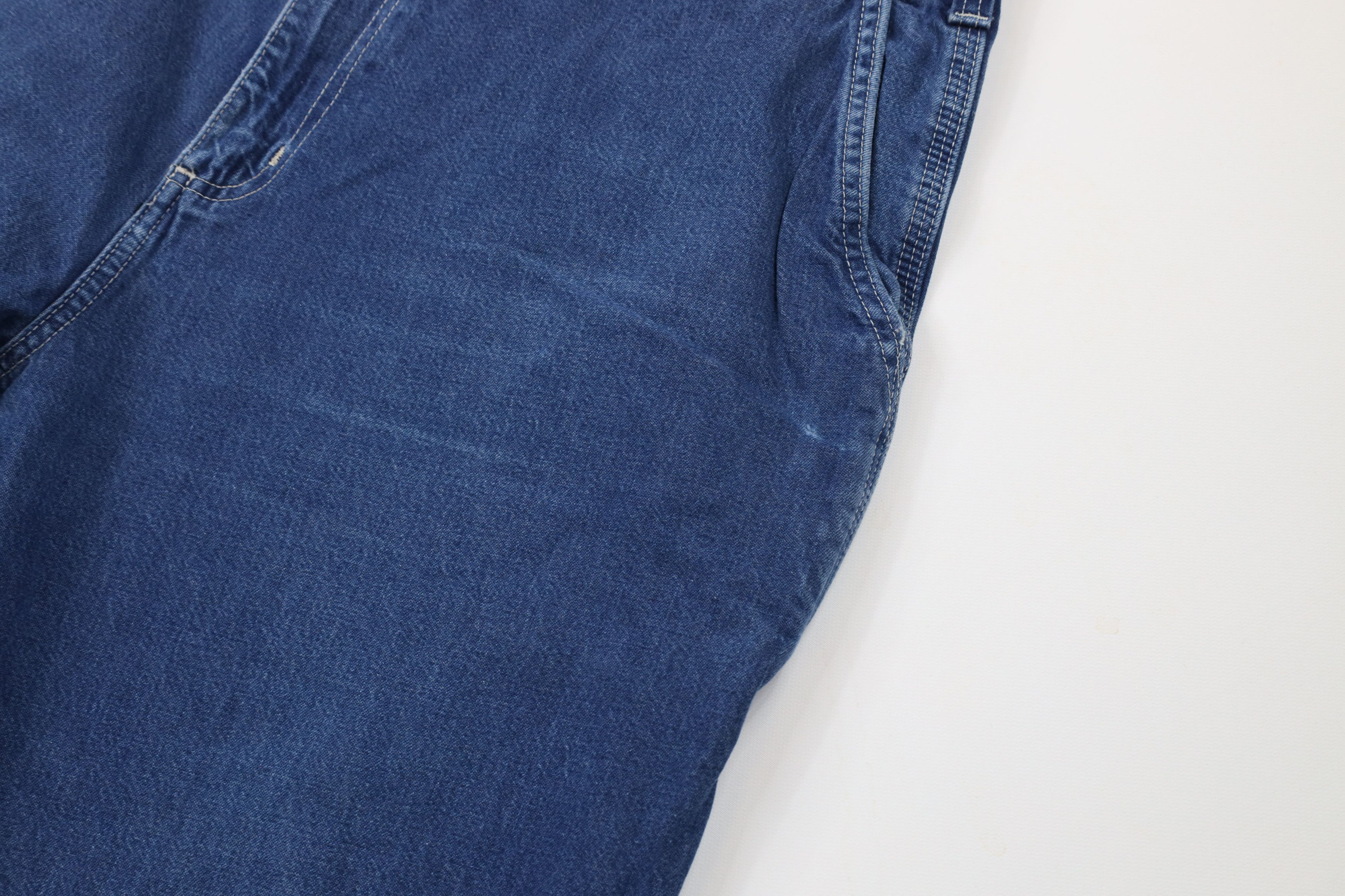 Carhartt × Vintage Vintage Carhartt Out Wide Leg Dungaree Denim Jeans Blue Size US 40 / EU 56 - 5 Thumbnail