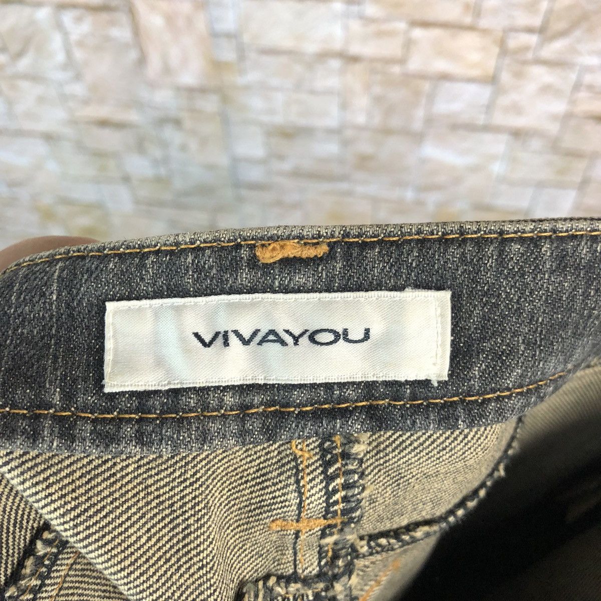 Japanese Brand VivaYou Black ripped distressed Denim Pants #A652 Size 28" / US 6 / IT 42 - 20 Thumbnail