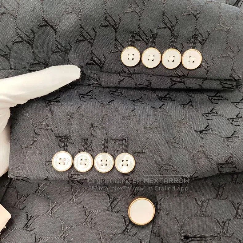 Louis Vuitton Louis Vuitton Mulberry silk blazer Size 48R - 4 Thumbnail