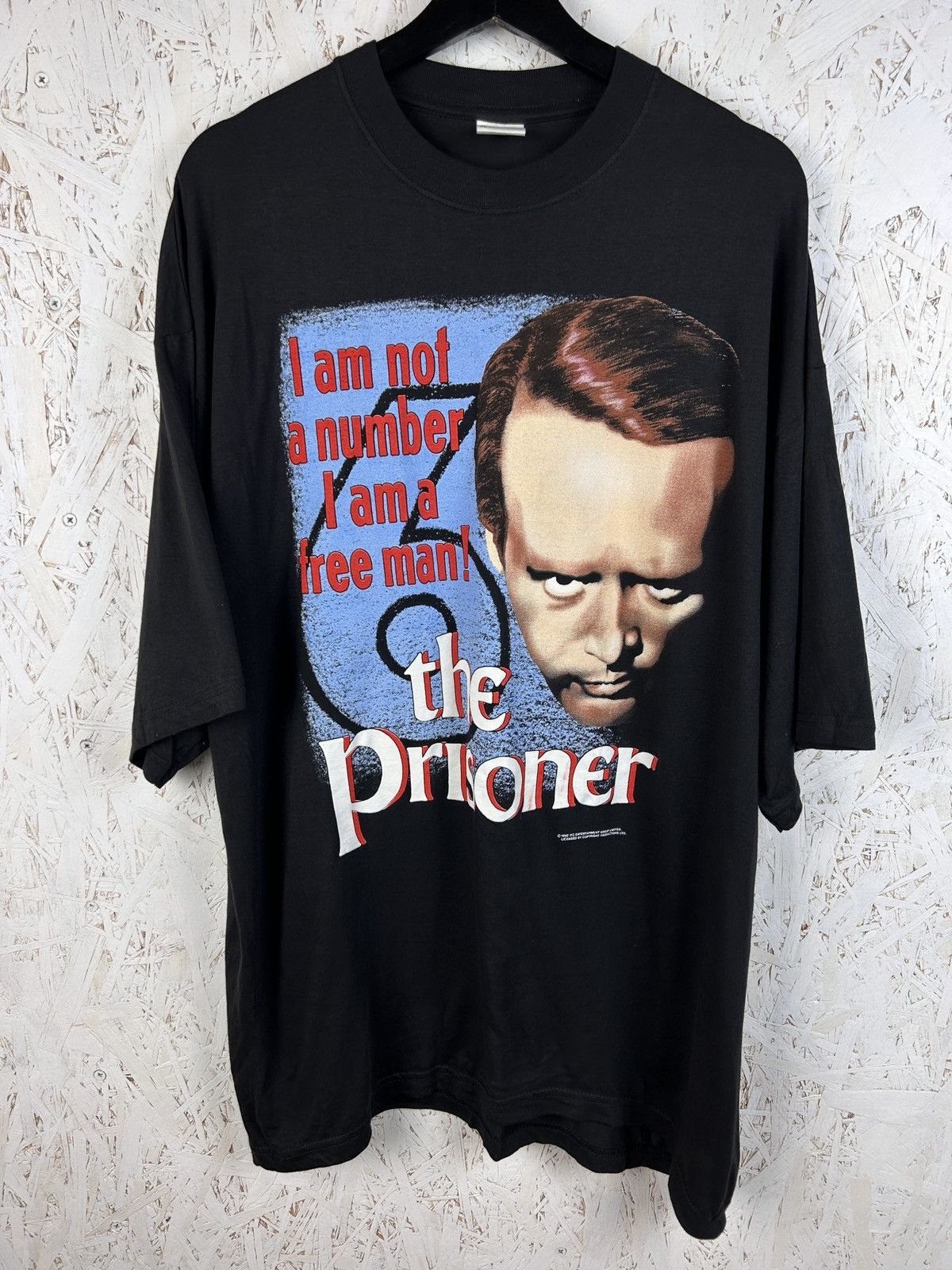 Vintage 90s Vintage The Prisoner TV I Am Not A Number 1992 T-Shirt Size US XL / EU 56 / 4 - 1 Thumbnail