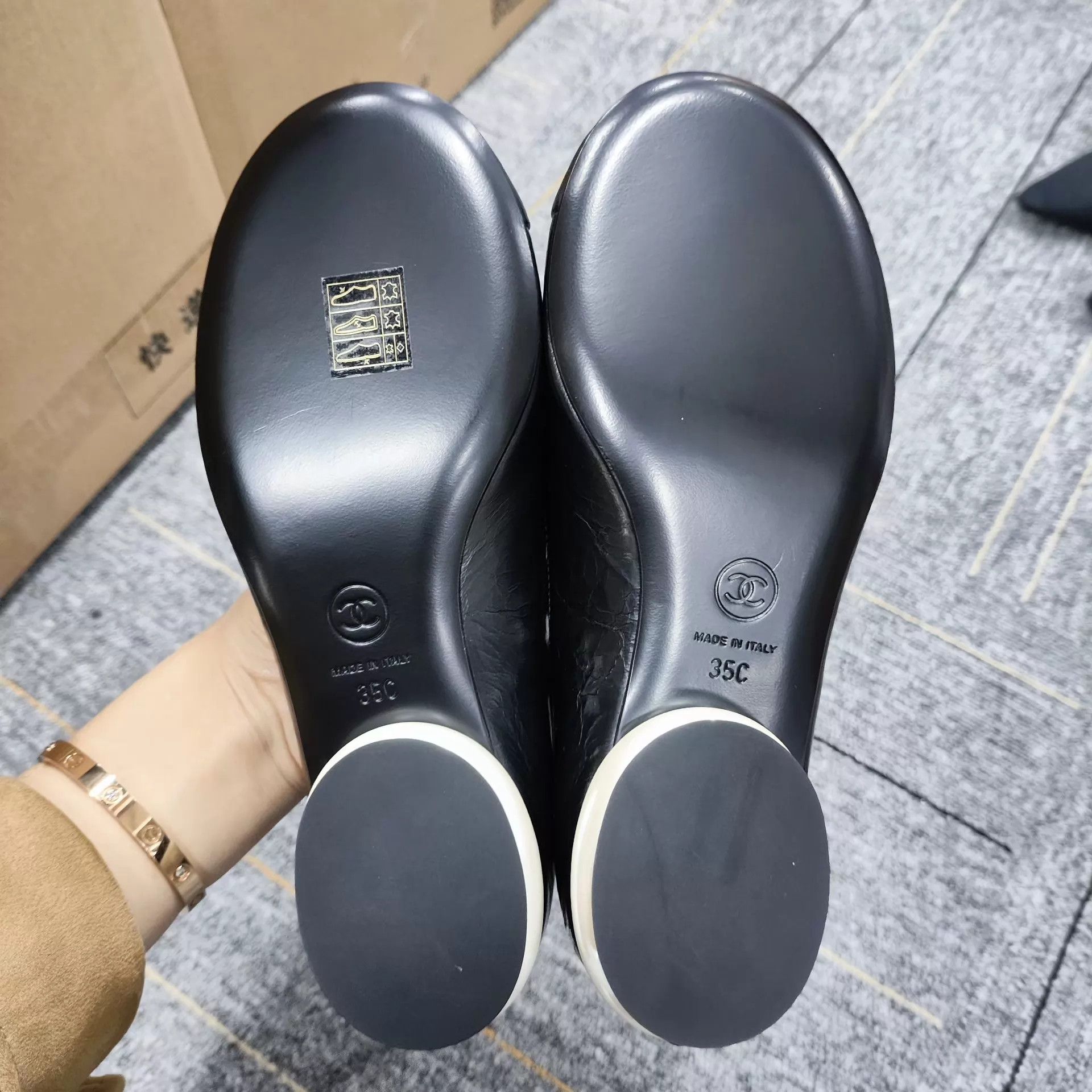Chanel Chanel 23P Round Toe Mary Jane Flat Sandals EU35 Size US 4.5 / IT 34.5 - 4 Thumbnail