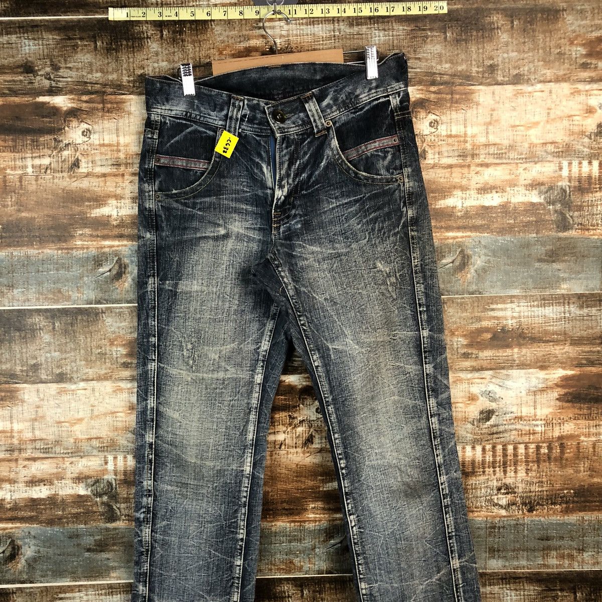Japanese Brand DL Japanese Brand Blue Denim Pants #C633 Size US 31 - 2 Thumbnail