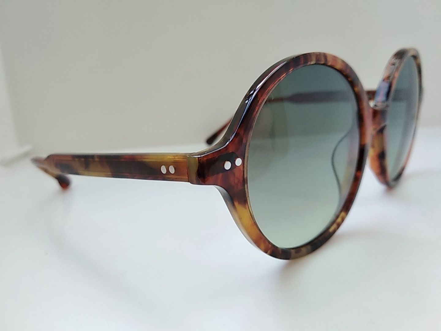 Other Handmade Brown Acetate Round Sunglasses Frame IVY LEAGUE Size ONE SIZE - 2 Thumbnail