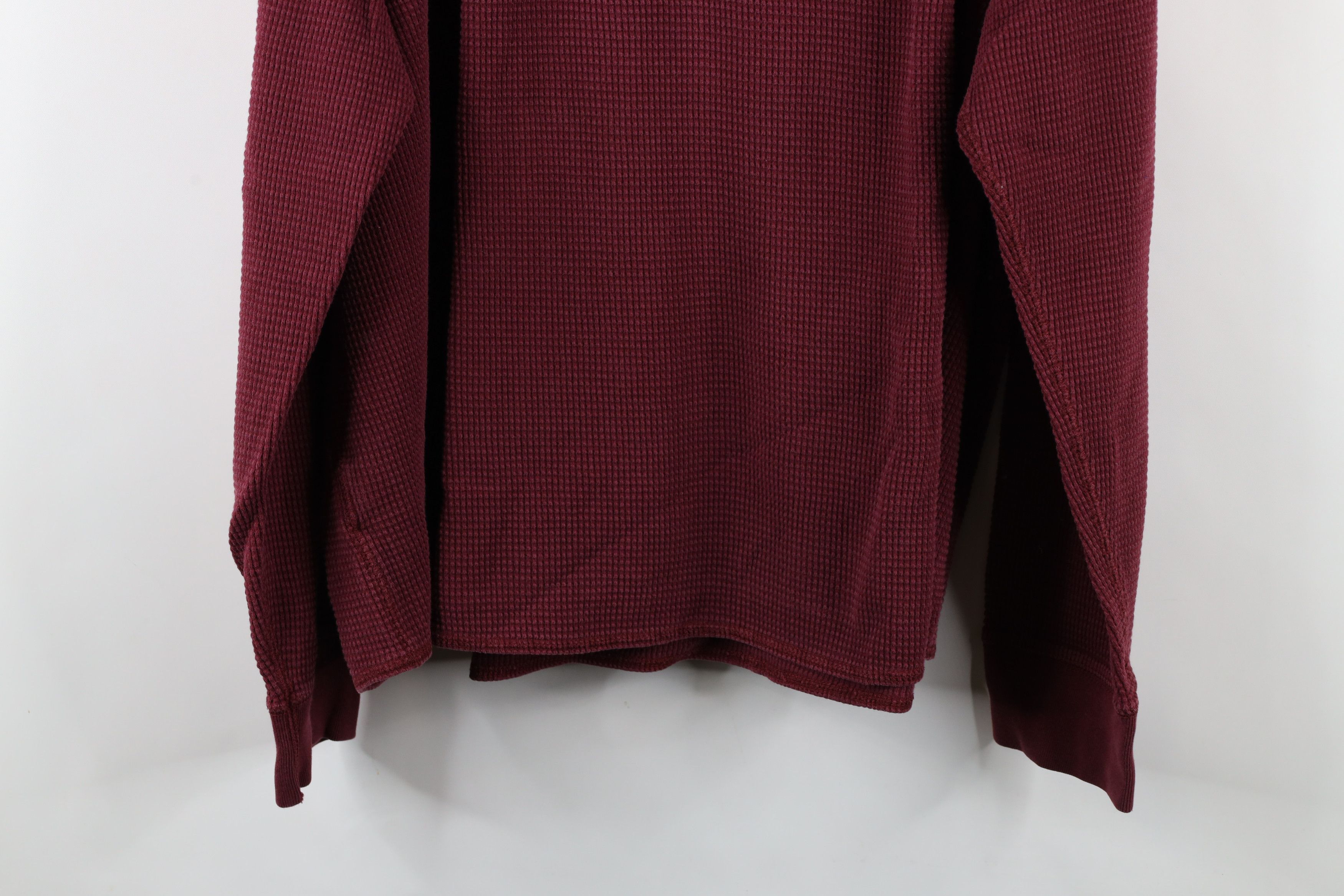 Eddie Bauer × Vintage Vintage 90s Eddie Bauer Knit Long Sleeve Henley T-Shirt Size US XXL / EU 58 / 5 - 11 Thumbnail