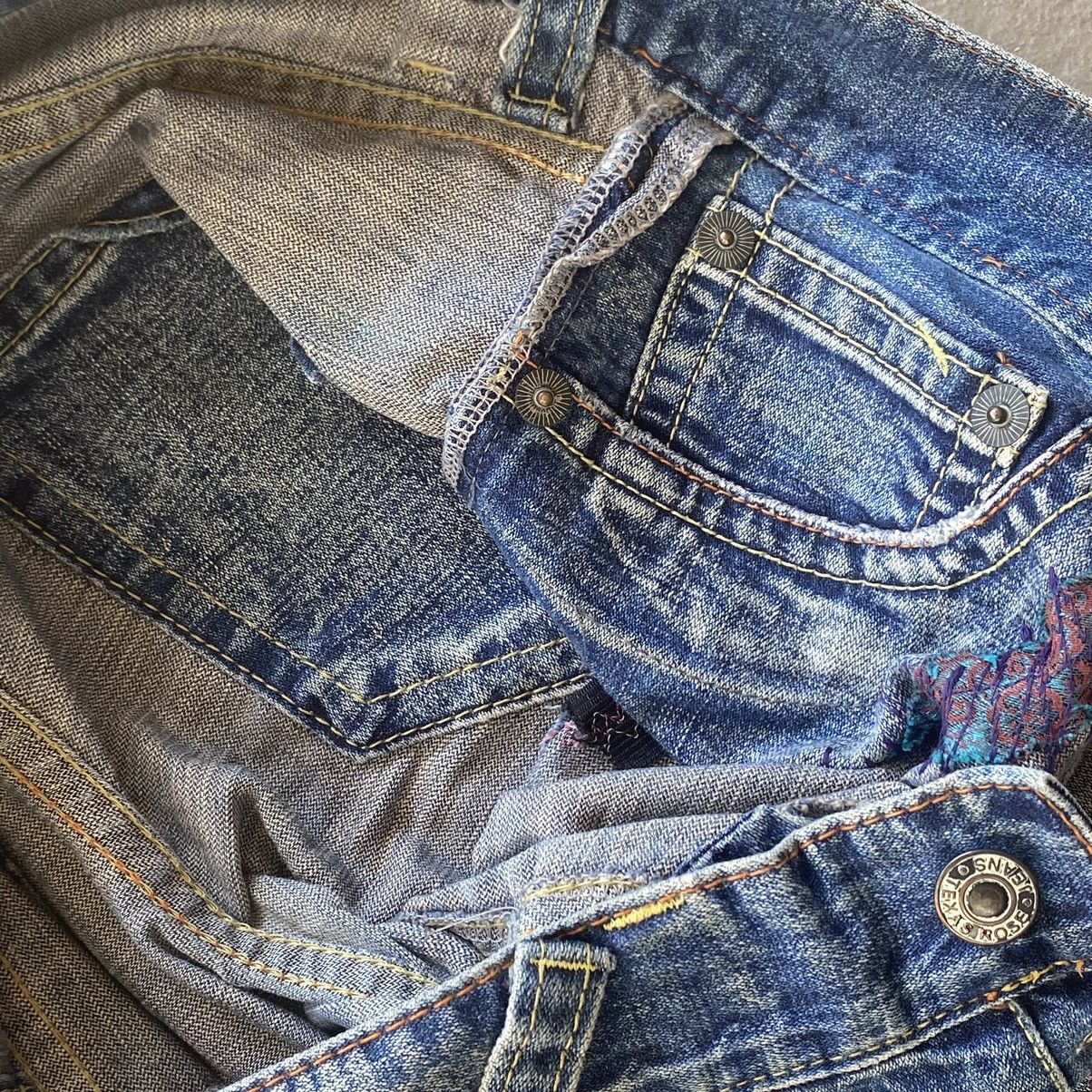 Other Distressed denim reverse pocket design Size US 34 / EU 50 - 6 Thumbnail
