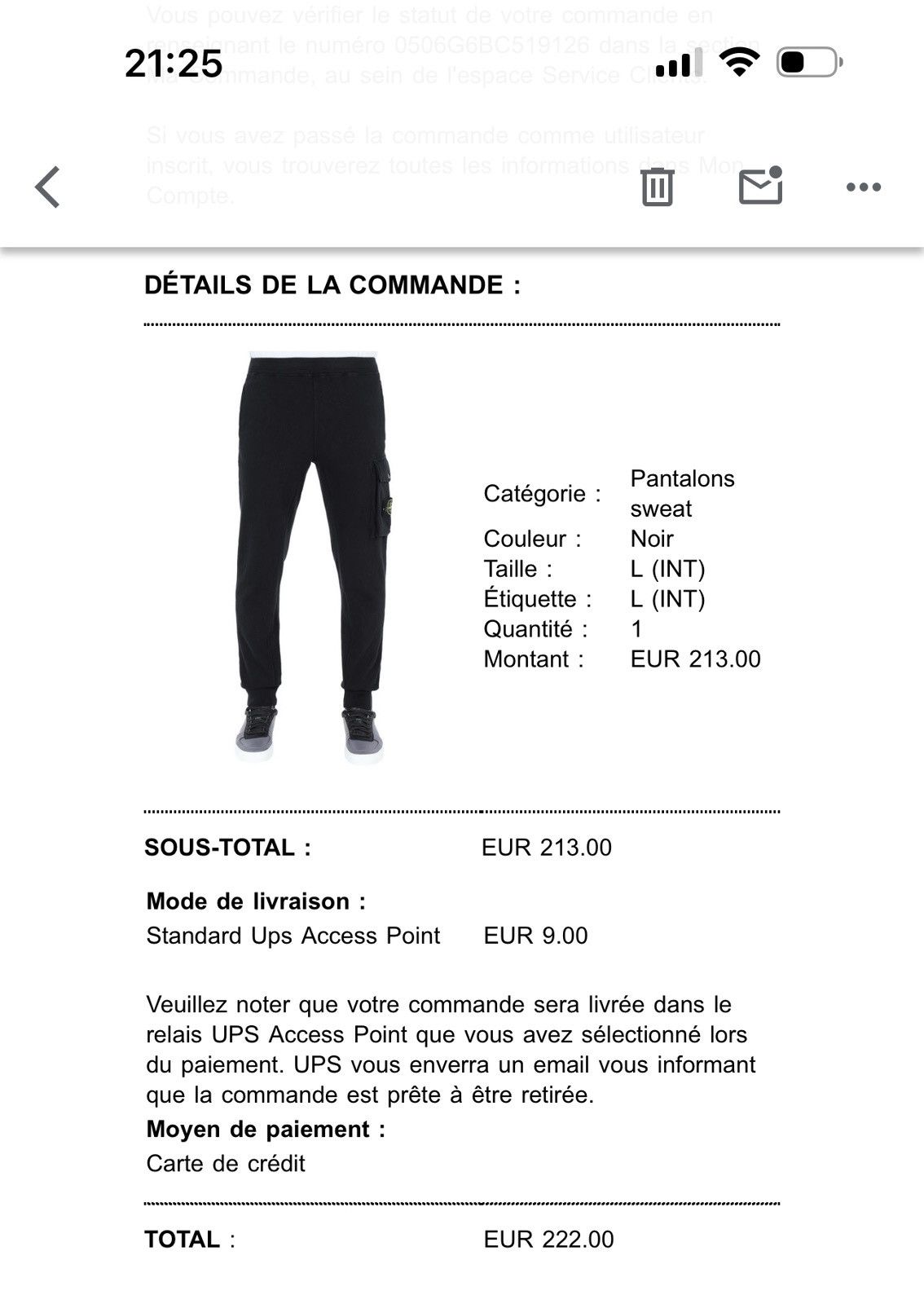 Stone Island Stone island classic sweatpant Size US 34 / EU 50 - 7 Thumbnail