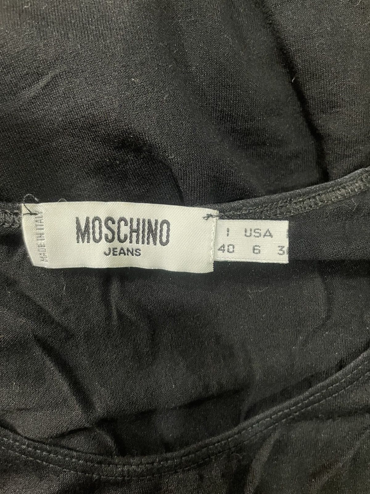 Designer × Japanese Brand × Moschino Moschino Piercing Tank Top Size S / US 4 / IT 40 - 6 Thumbnail